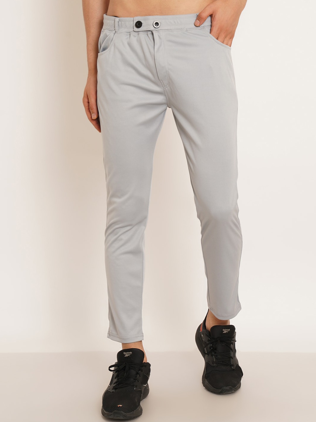 

Kushi Flyer Men Regular Fit 2 Way Track Pant, Grey