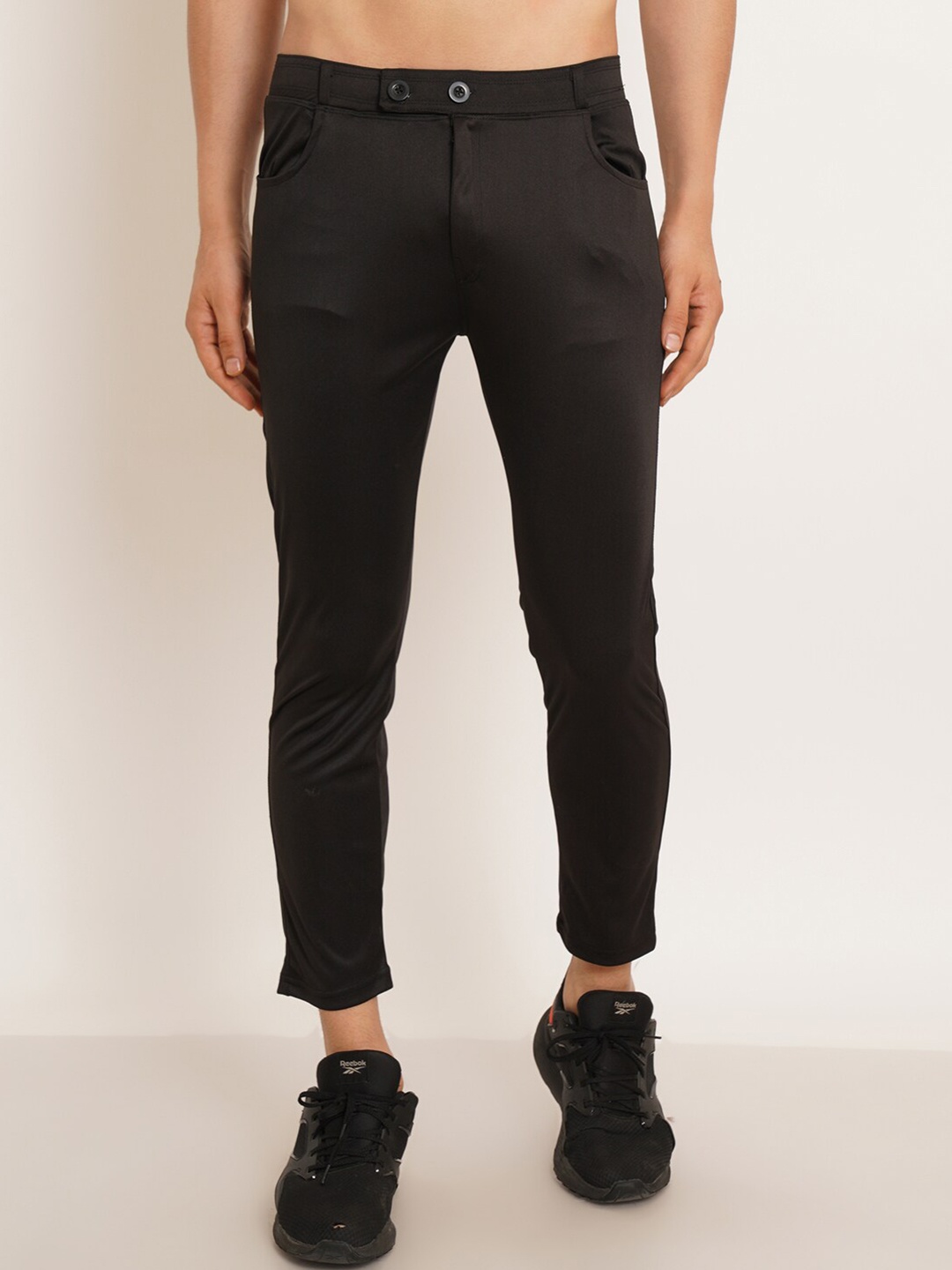 

Kushi Flyer Men Regular Fit 2 Way Track Pant, Black
