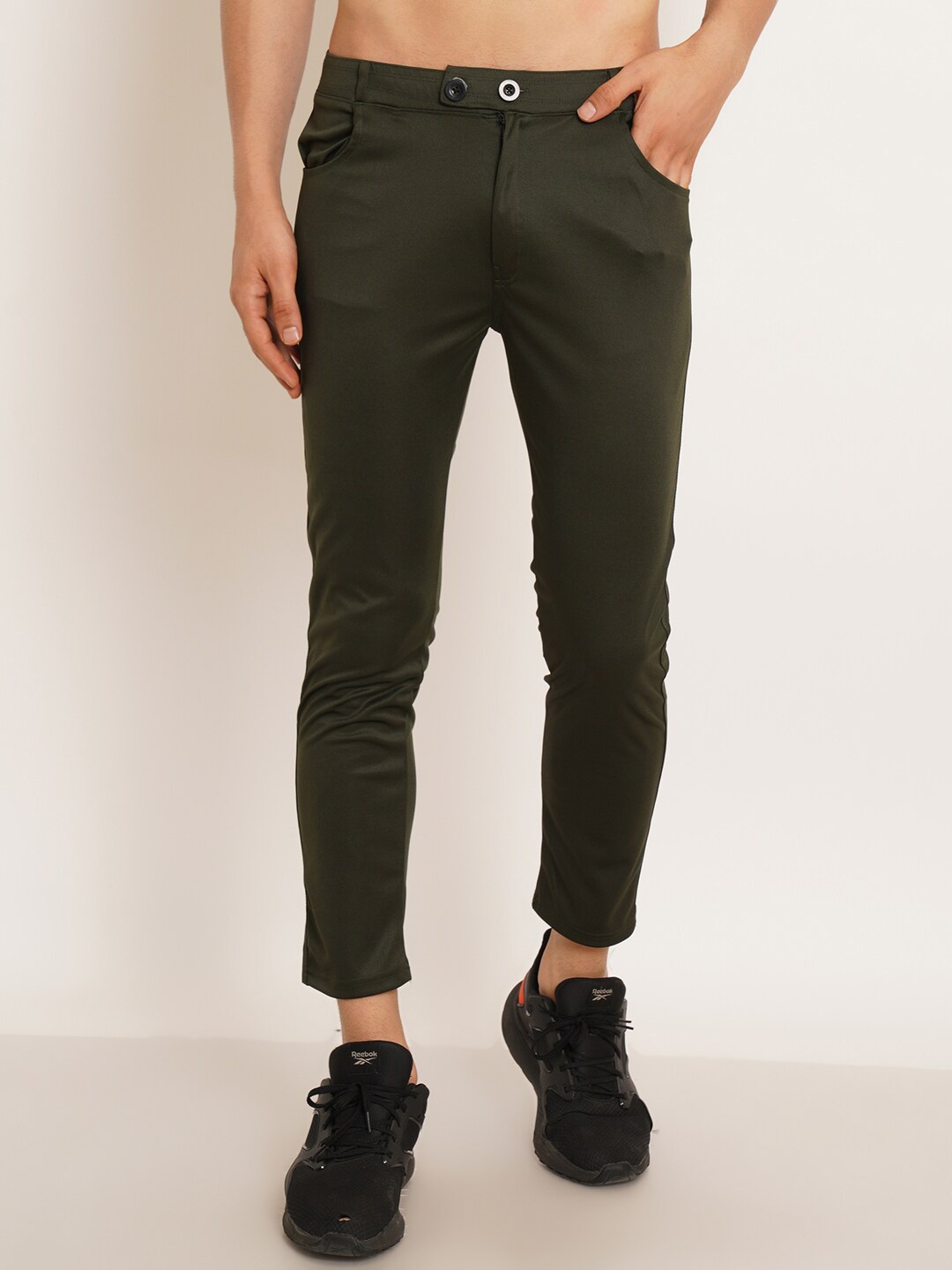 

Kushi Flyer Men Regular Fit 2 Way Track Pant, Olive