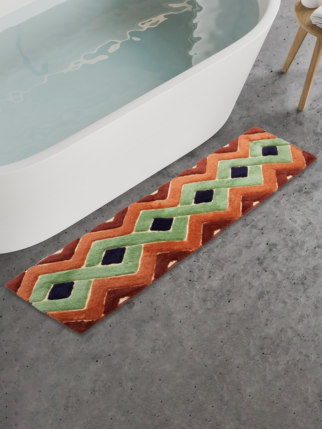 

Home Centre Green & Brown Printed Anti-Slip Floor Runner
