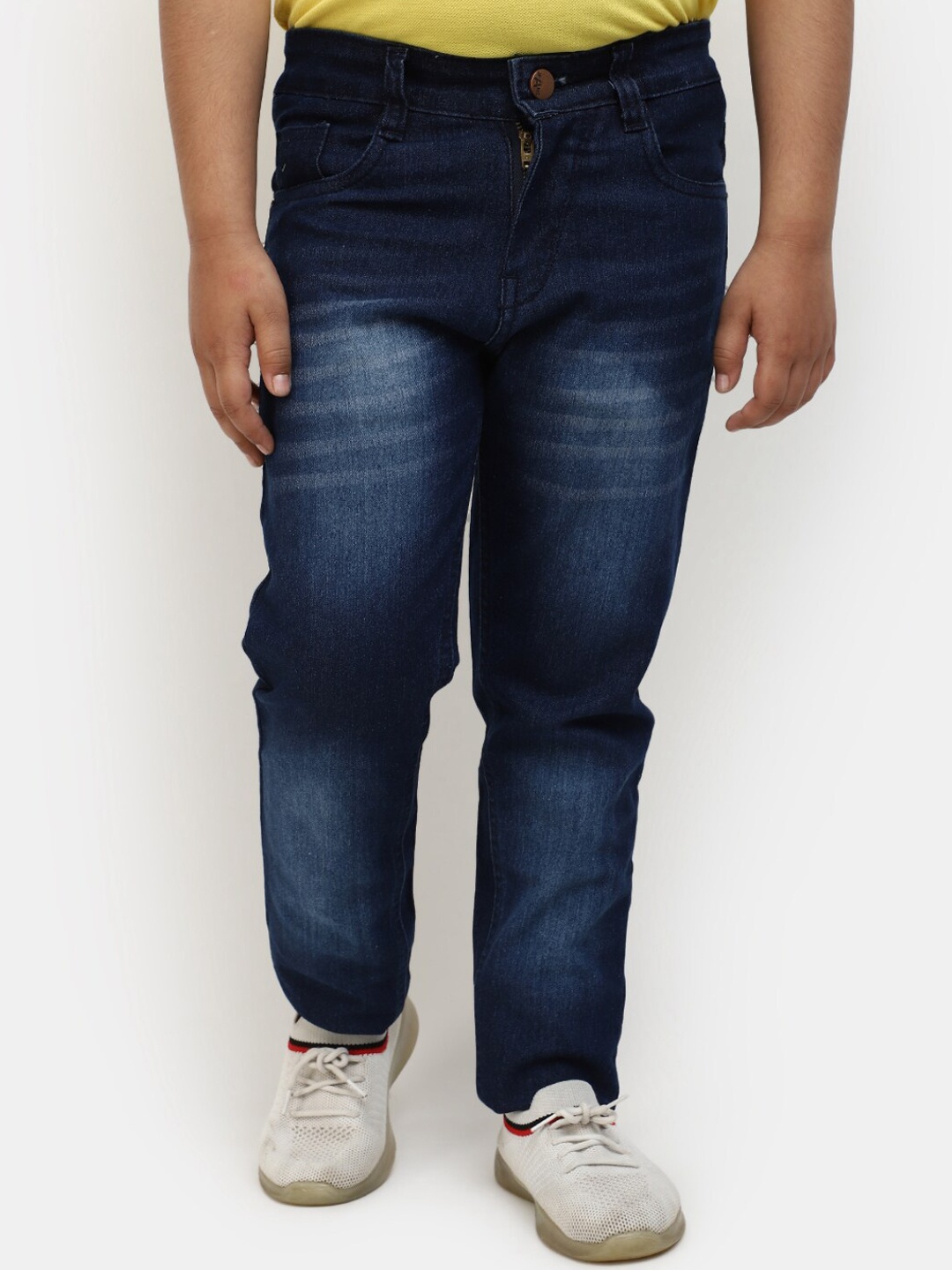 

V-Mart Boys Classic Heavy Fade Cotton Jeans, Blue