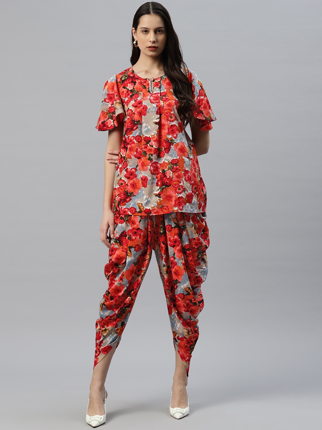 

Cottinfab Printed Co-Ords, Red