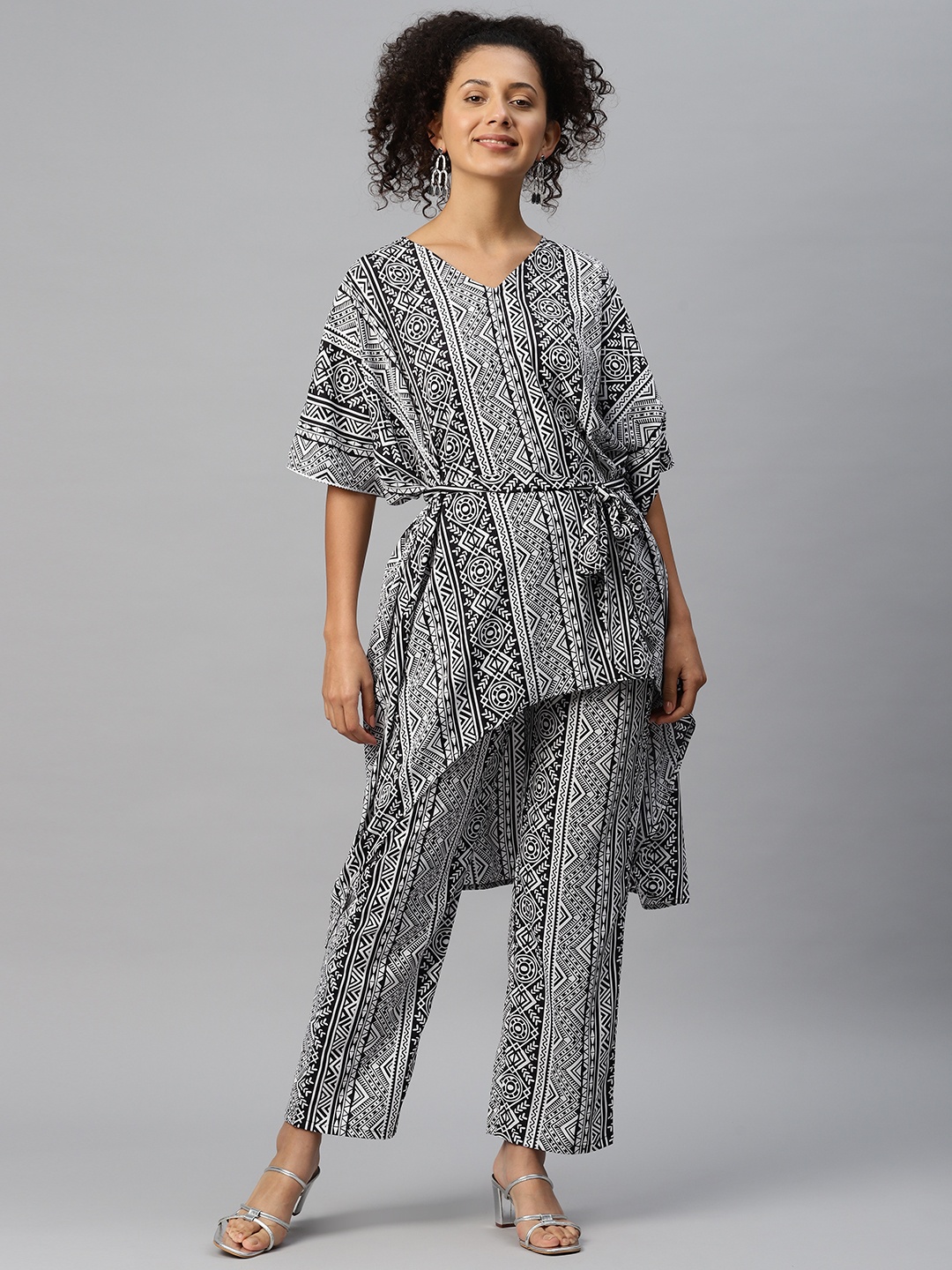 

Cottinfab Printed Co-ords, Black