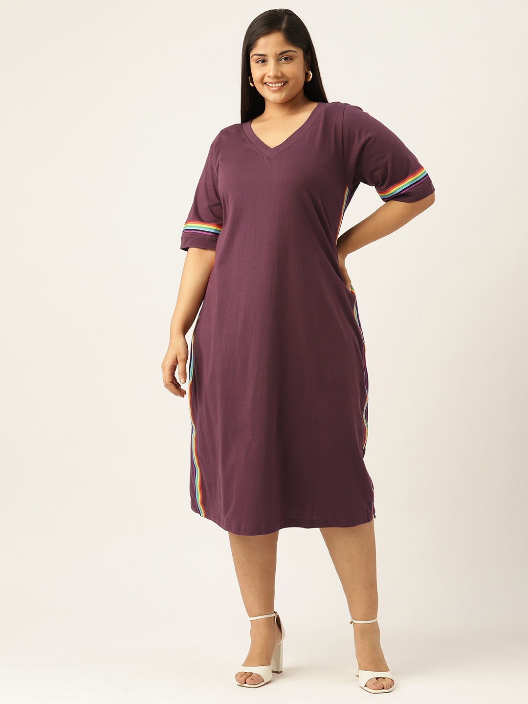 

theRebelinme A-Line Dress, Purple
