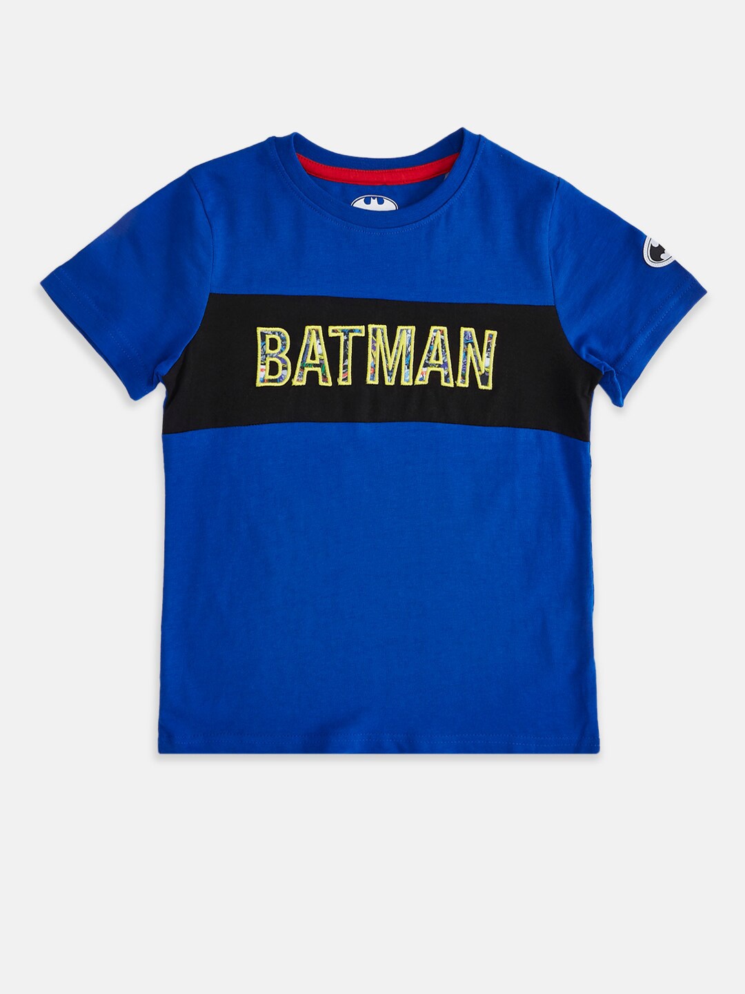 

Pantaloons Junior Boys Colourblocked Cotton T-shirt, Blue