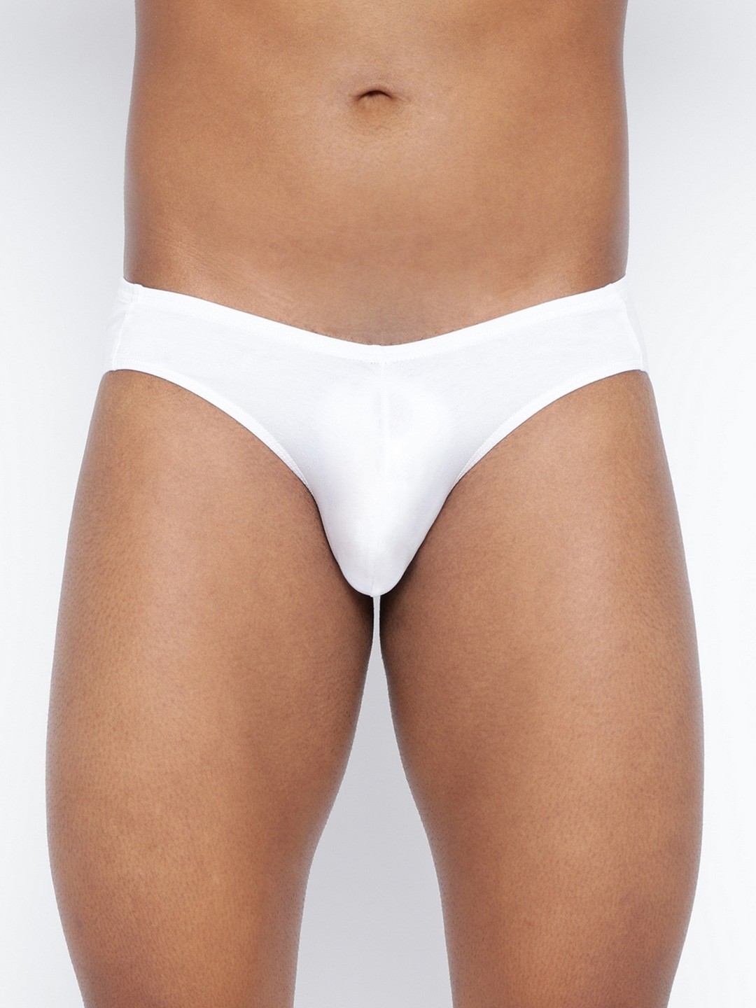 

BASIICS by La Intimo Men Mid-Rise Ultra Soft Basic Briefs, White