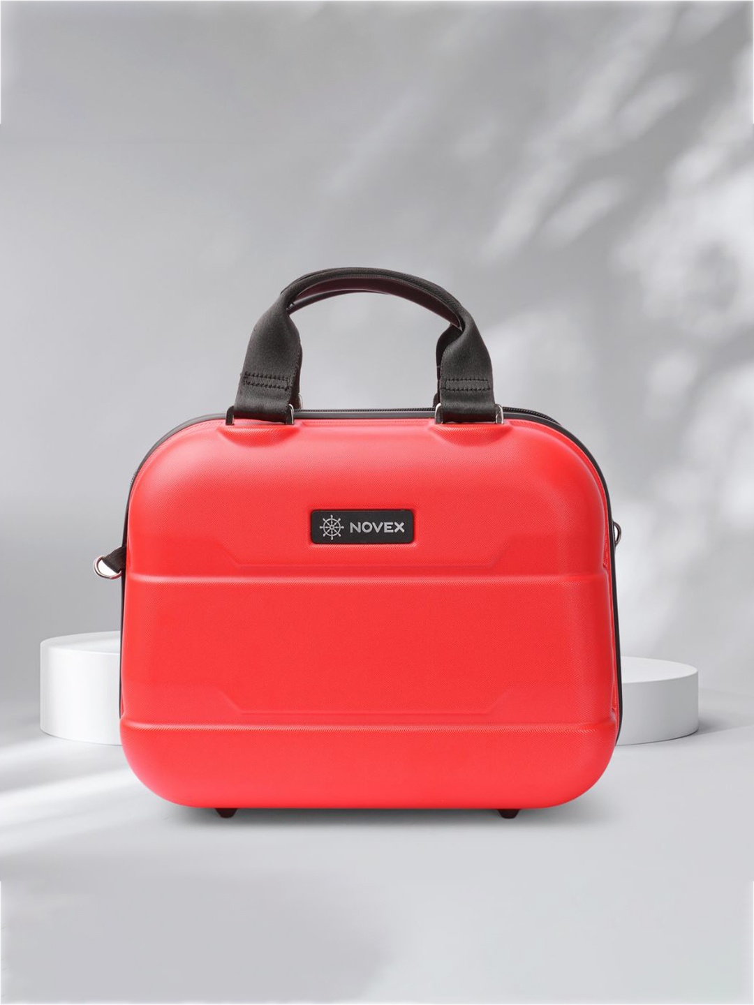 

NOVEX Hard-Sided Small Vanity Suitcase, Red