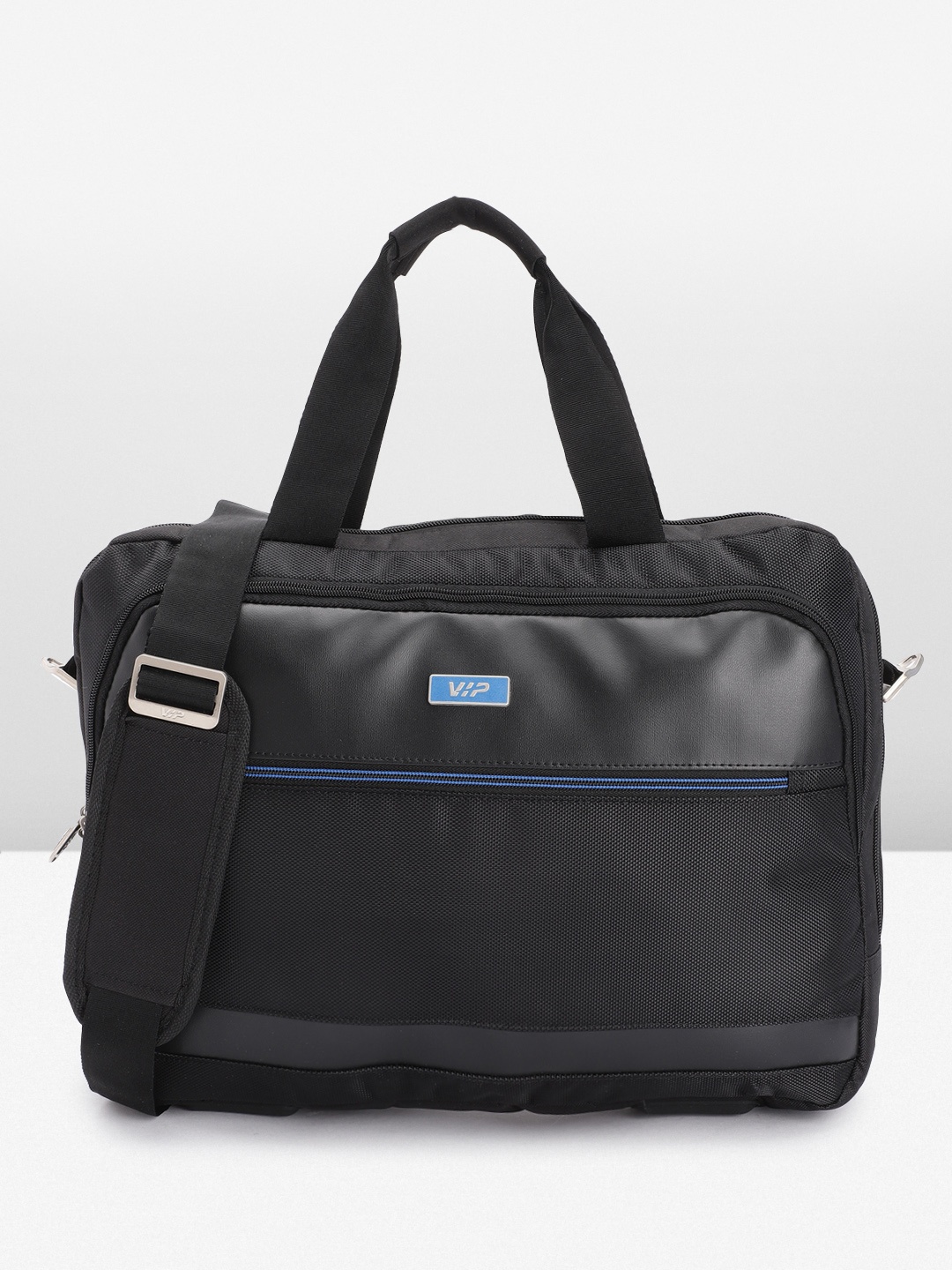 

VIP Unisex Solid Laptop Bag, Black