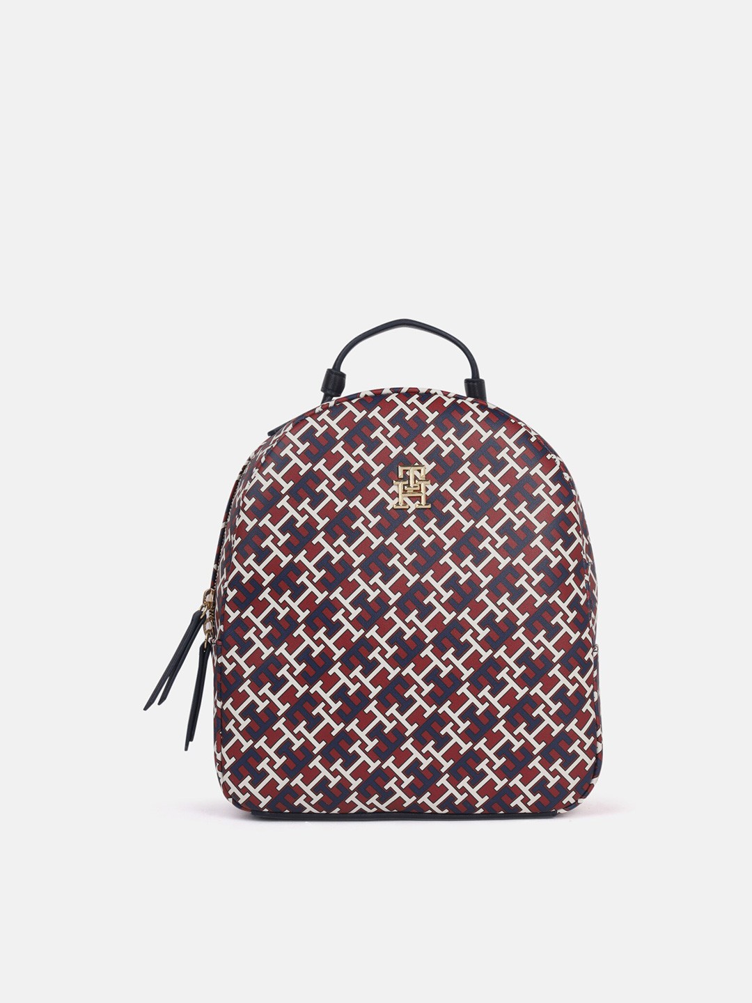 

Tommy Hilfiger Women Geometric Printed Backpack, Red