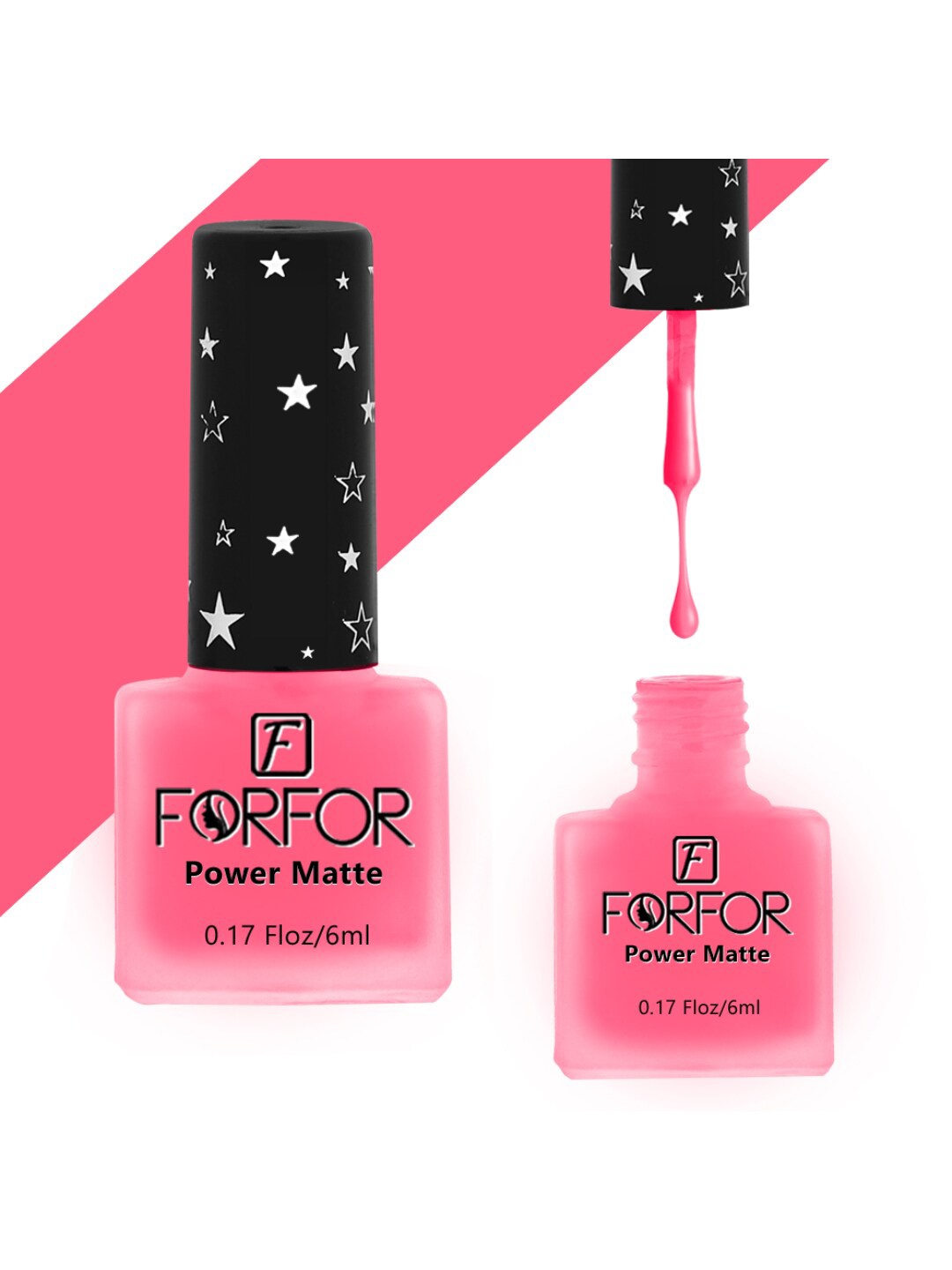 

FORFOR Power Matte Set Of 12 Long Lasting HD Colours Nail Polishes-6ml Each-Combo No. 18, Beige