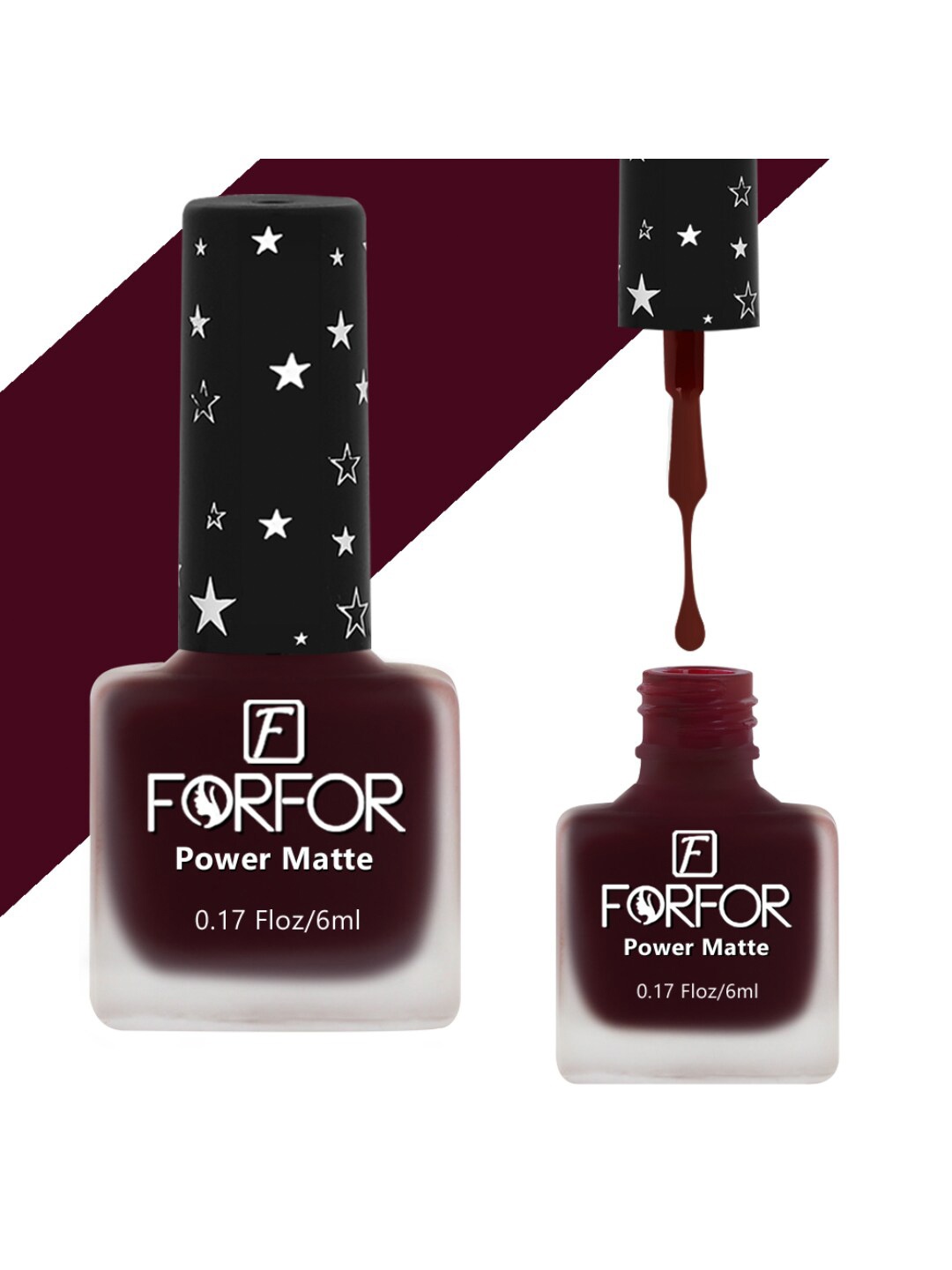 

FORFOR Power Matte Set Of 12 HD Colors Long Lasting Non Toxic Nail Polishes - Combo no. 35, Multi