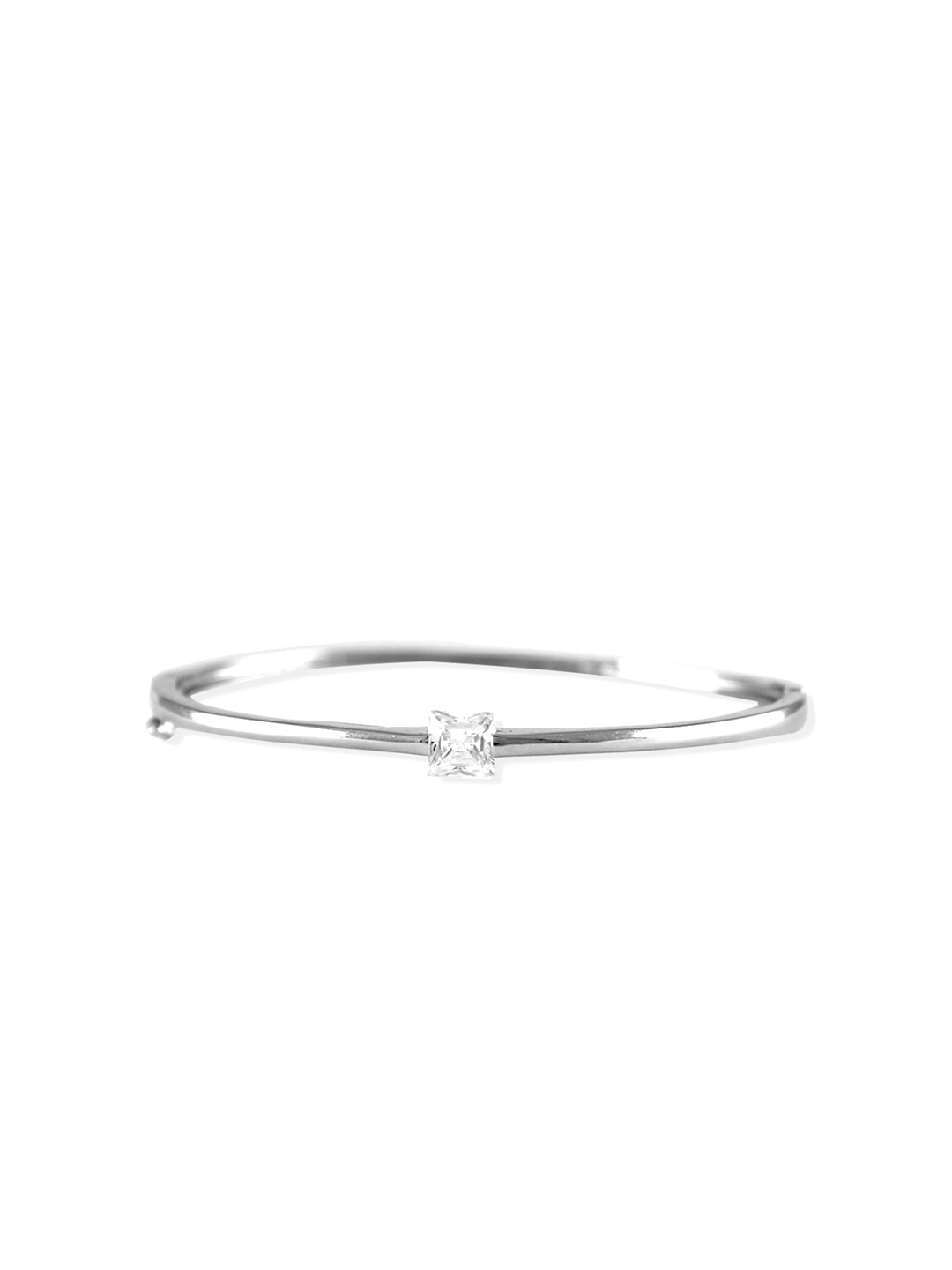 

Taraash 925 Sterling Silver CZ Studded Bangle