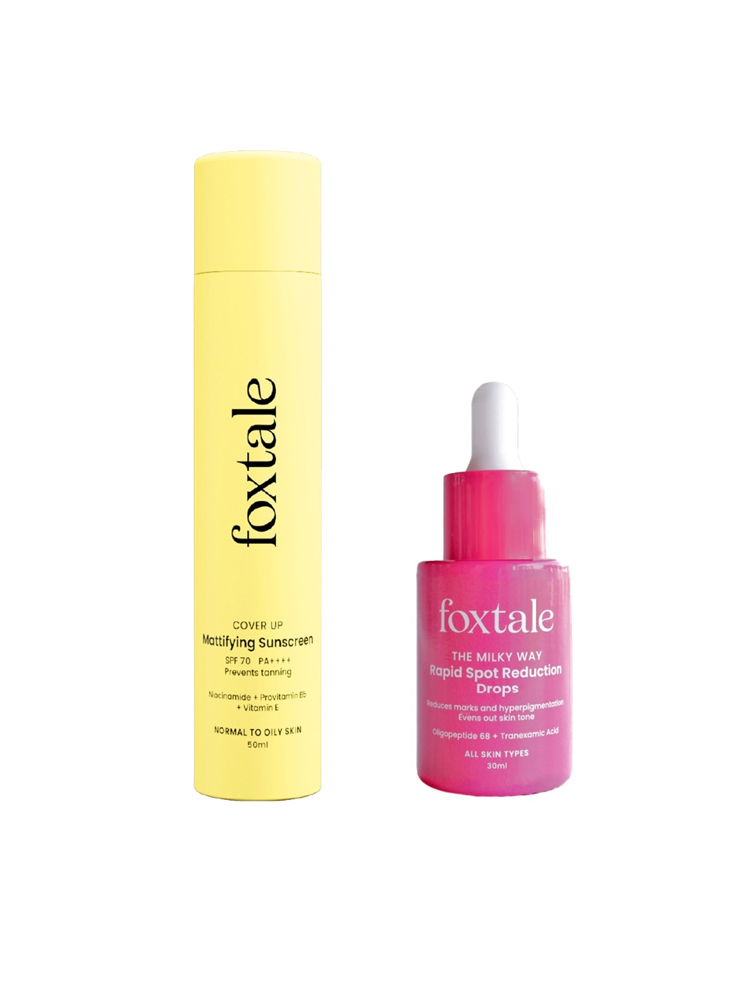 

Foxtale Spf 70 & Tranexamic Acid Fades Marks No Pigmentation Duo - 80 Ml, Na