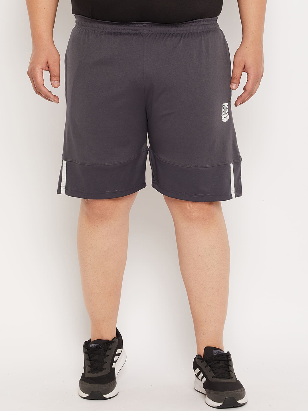 

bigbanana Men Antimicrobial Sports Shorts, Grey