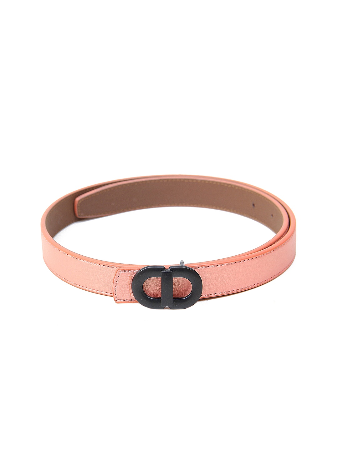 

Calvadoss Women PU Belt With Push Pin Closure, Pink