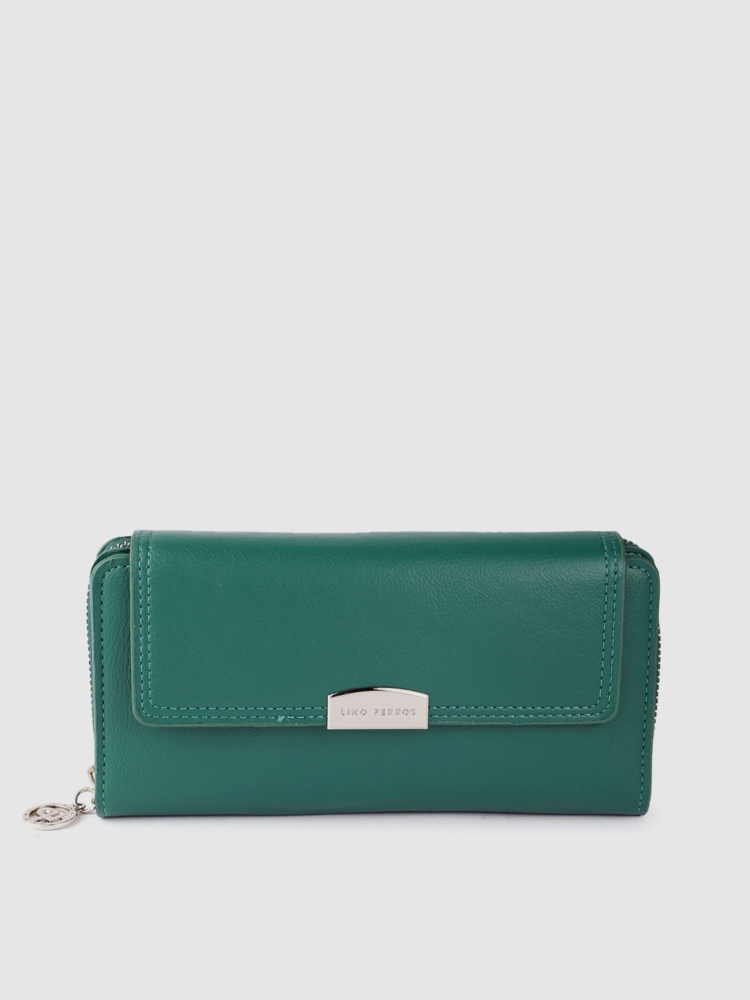 

Lino Perros Women Three Fold Wallet, Green