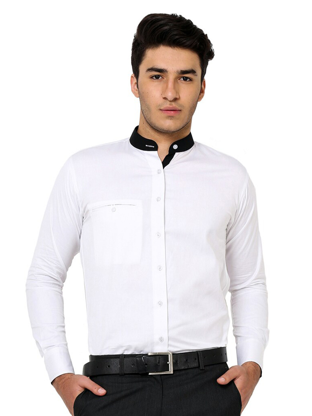 

Shaftesbury London Classic Fit Slim Fit Oxford Formal Shirt, White