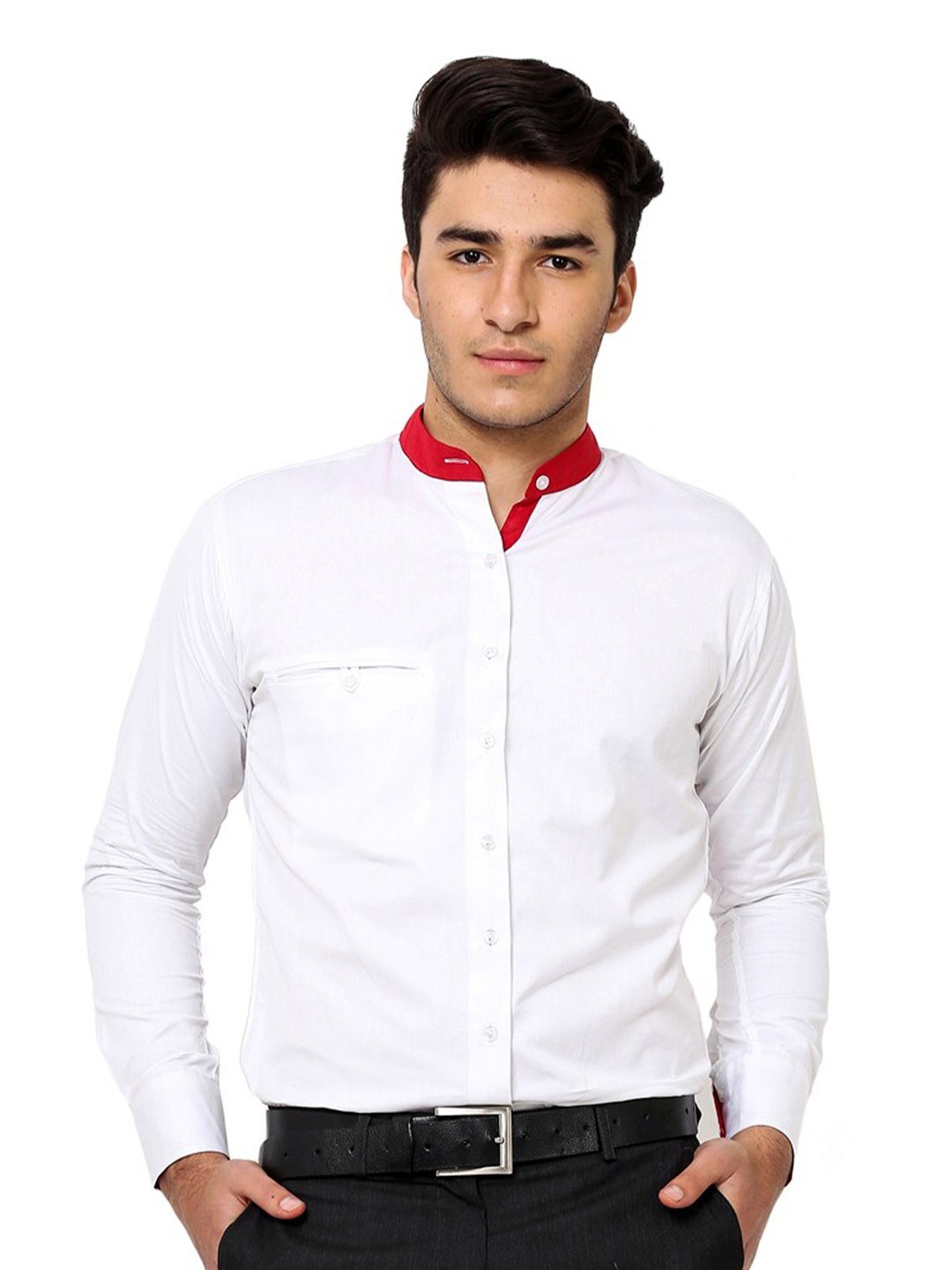 

Shaftesbury London Classic Fit Slim Fit Oxford Formal Shirt, White