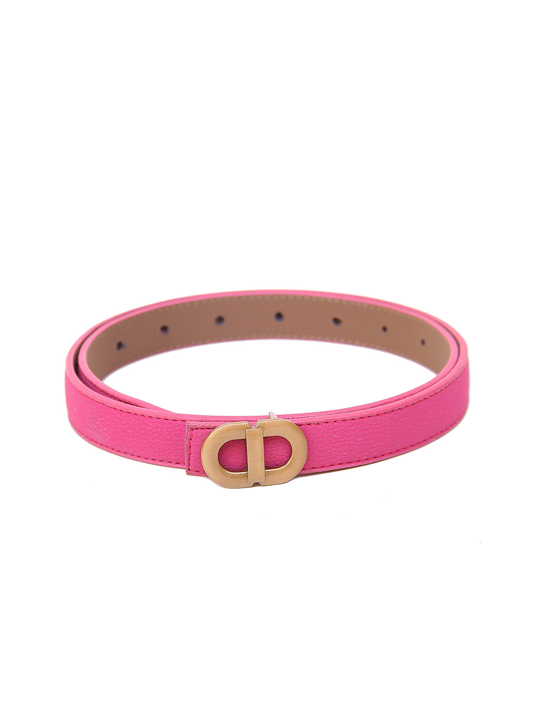

Calvadoss Girls PU Belt With Push Pin Closure, Rose