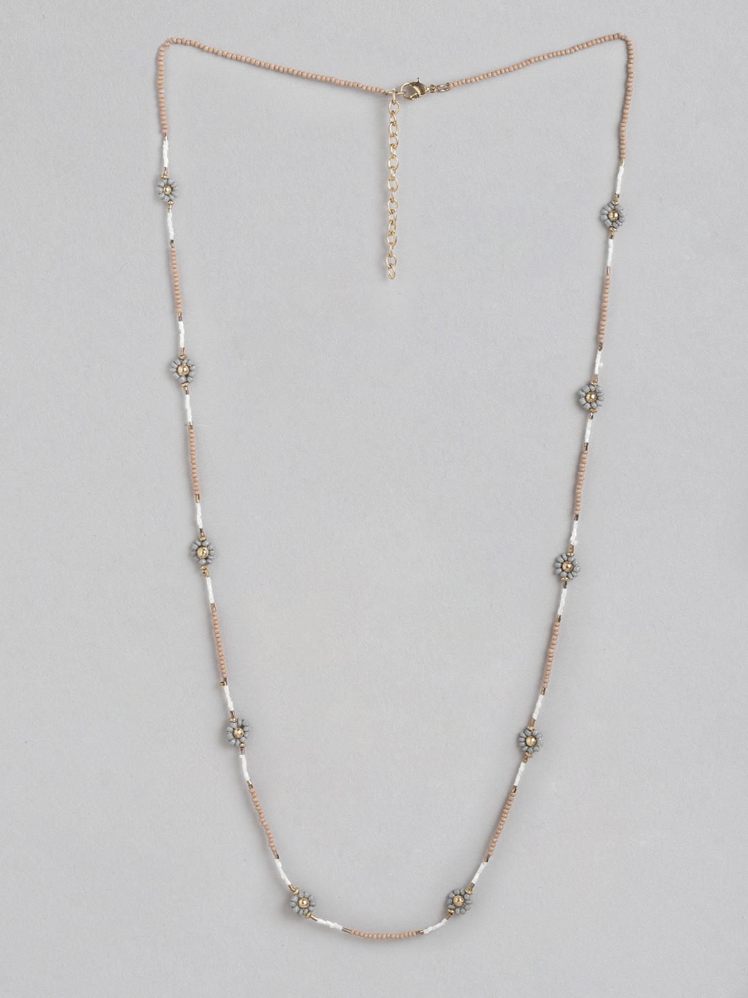 

RICHEERA Beaded Necklace, Brown