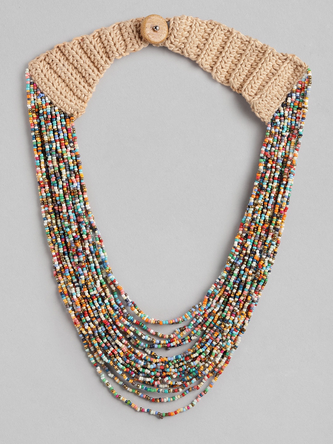 

RICHEERA Layered Beaded Necklace, Multi