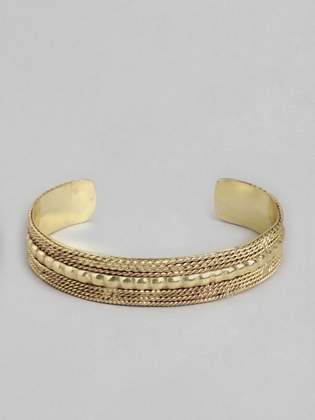 

RICHEERA Women Gold-Plated Kada Bracelet