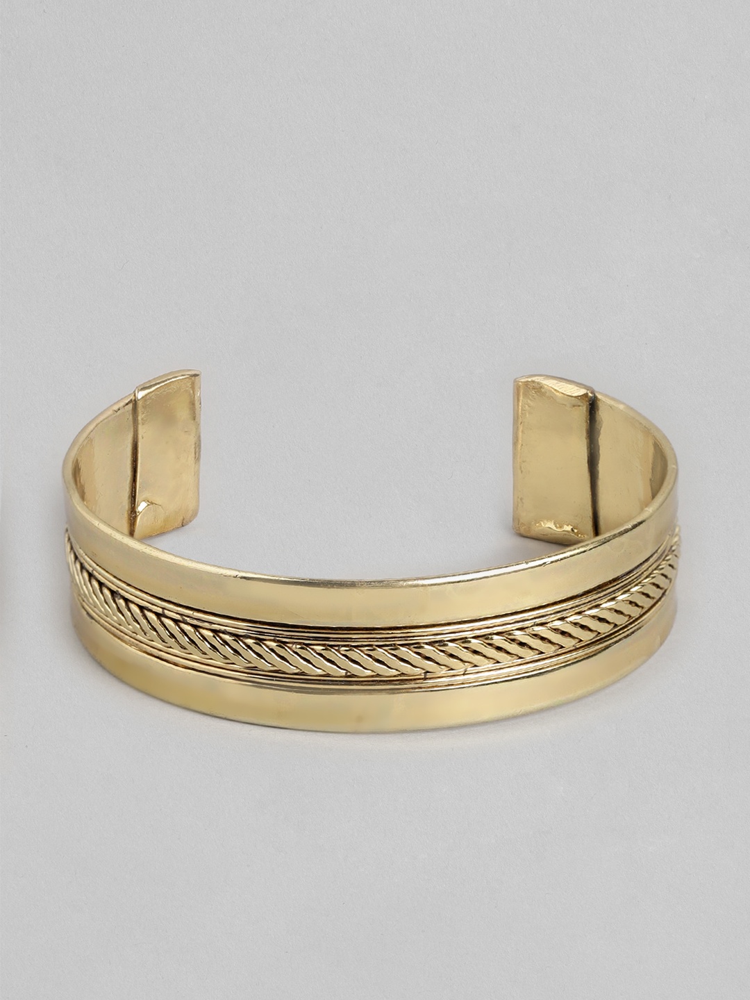 

RICHEERA Women Gold-Plated Kada Bracelet