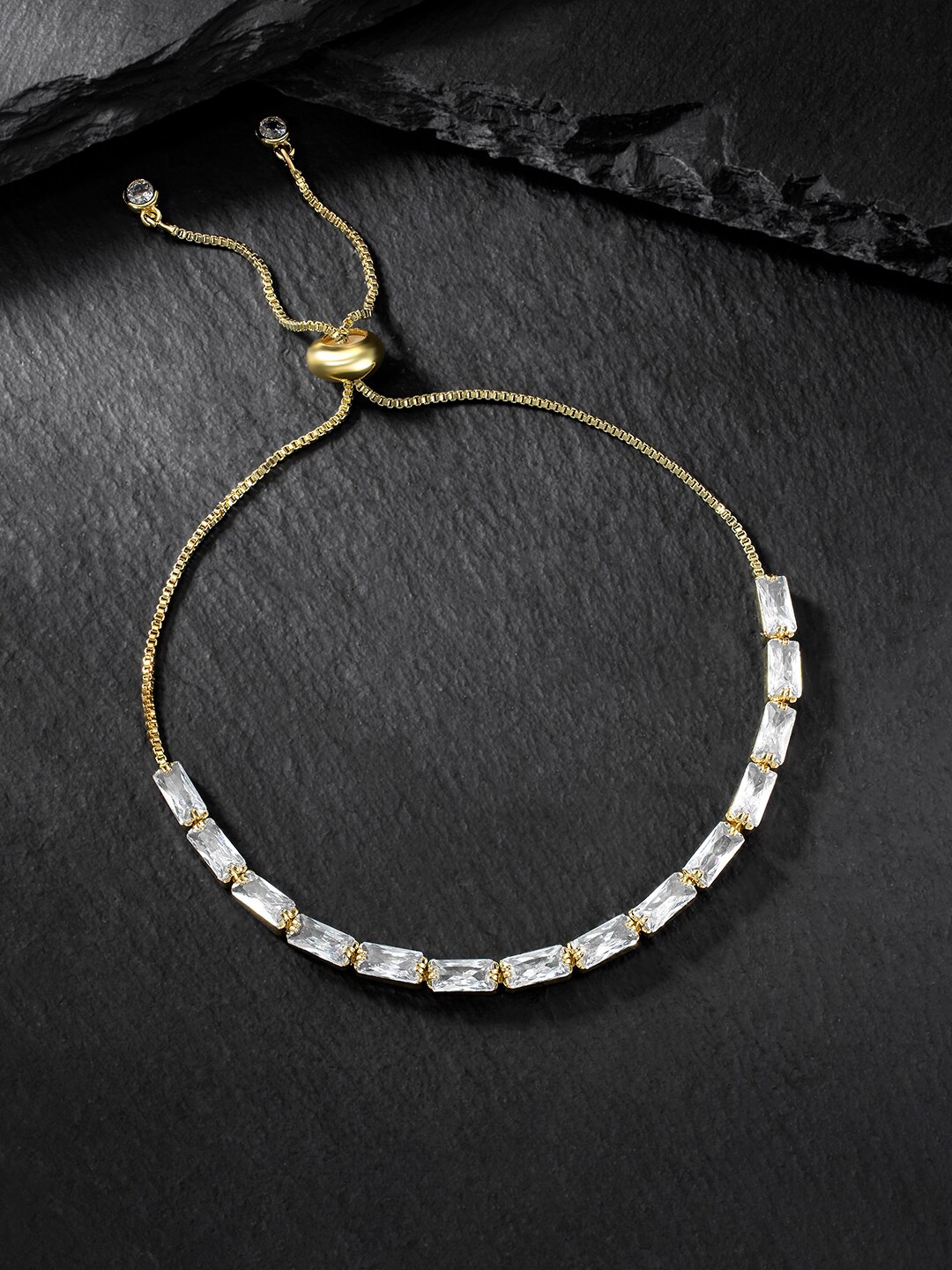 

Peora Women Gold-Plated Charm Bracelet