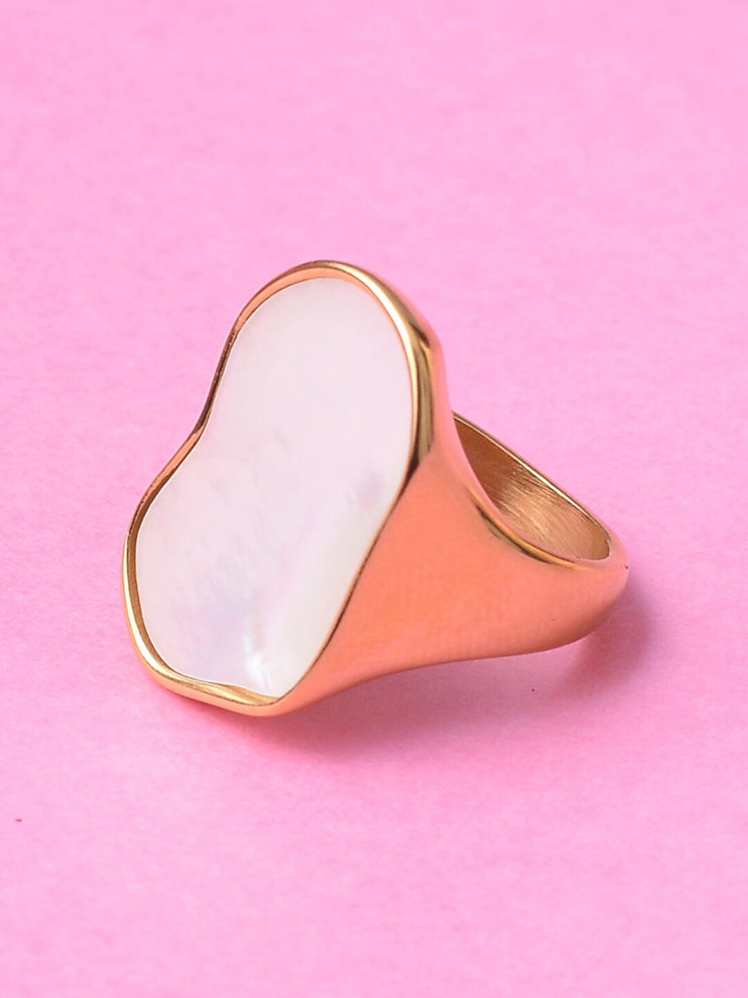 

PALMONAS 18k Gold Plated Galaxy Finger Ring
