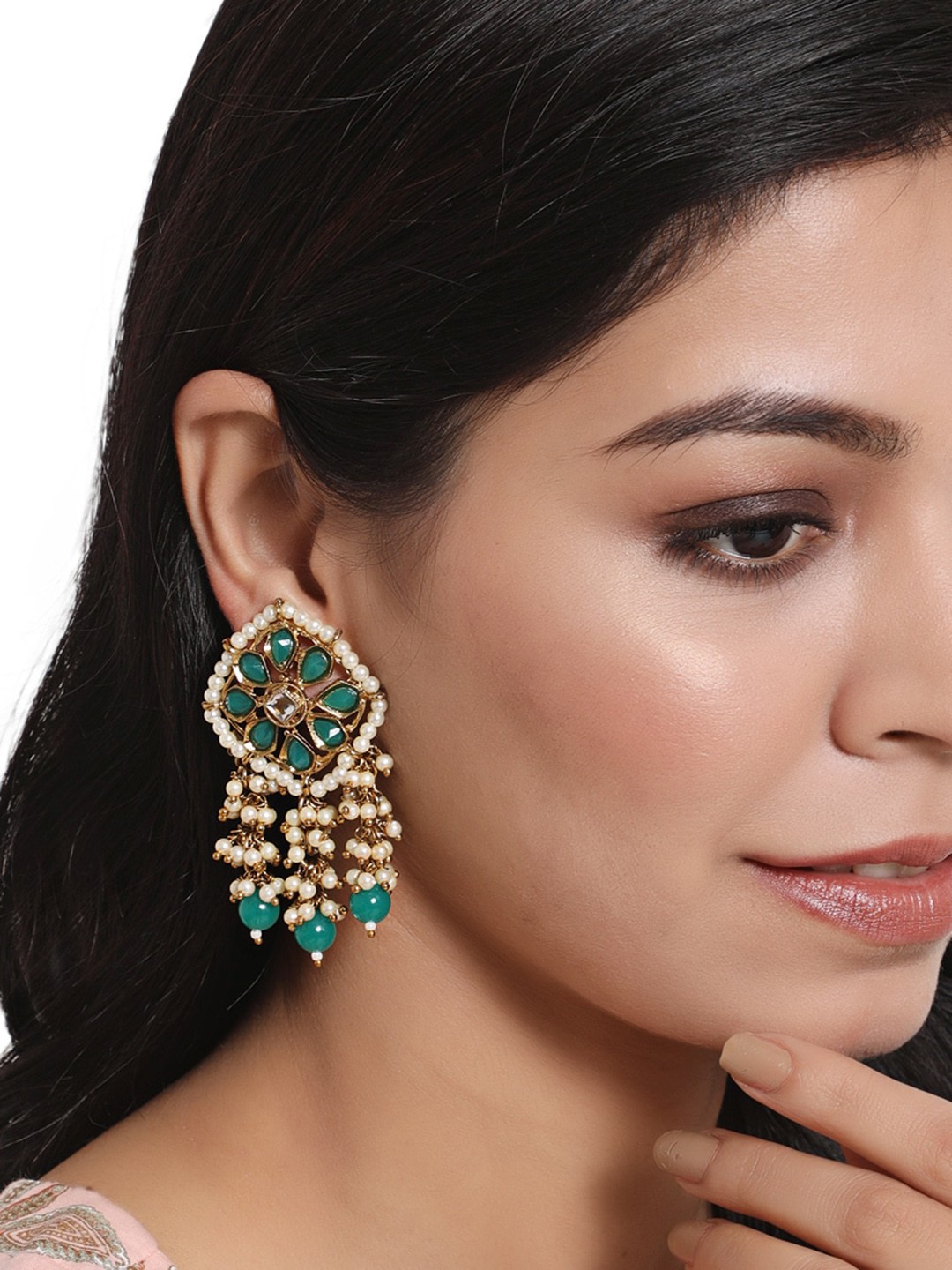 

Anouk Gold-Plated Floral Drop Earrings