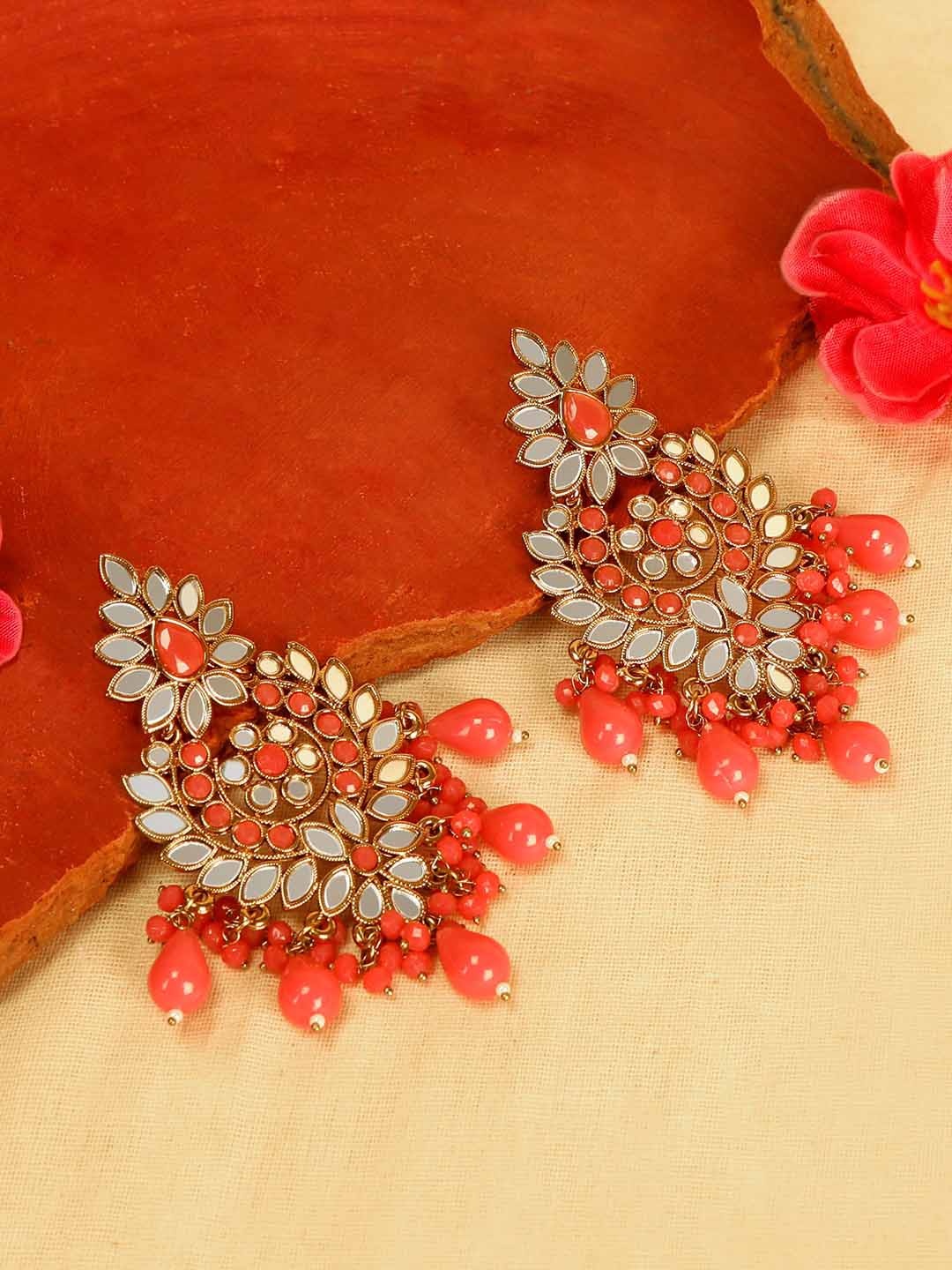 

AccessHer Gold-Plated Circular Chandbalis Earrings