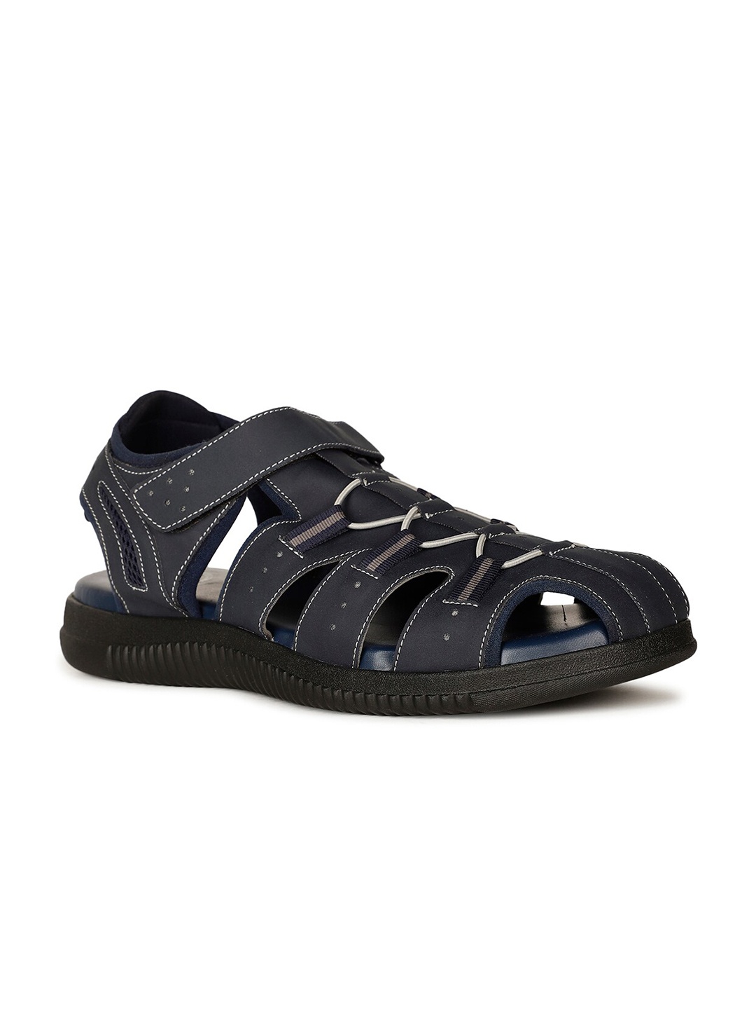 

Bata Men Fisherman Velcro Sandals, Navy blue