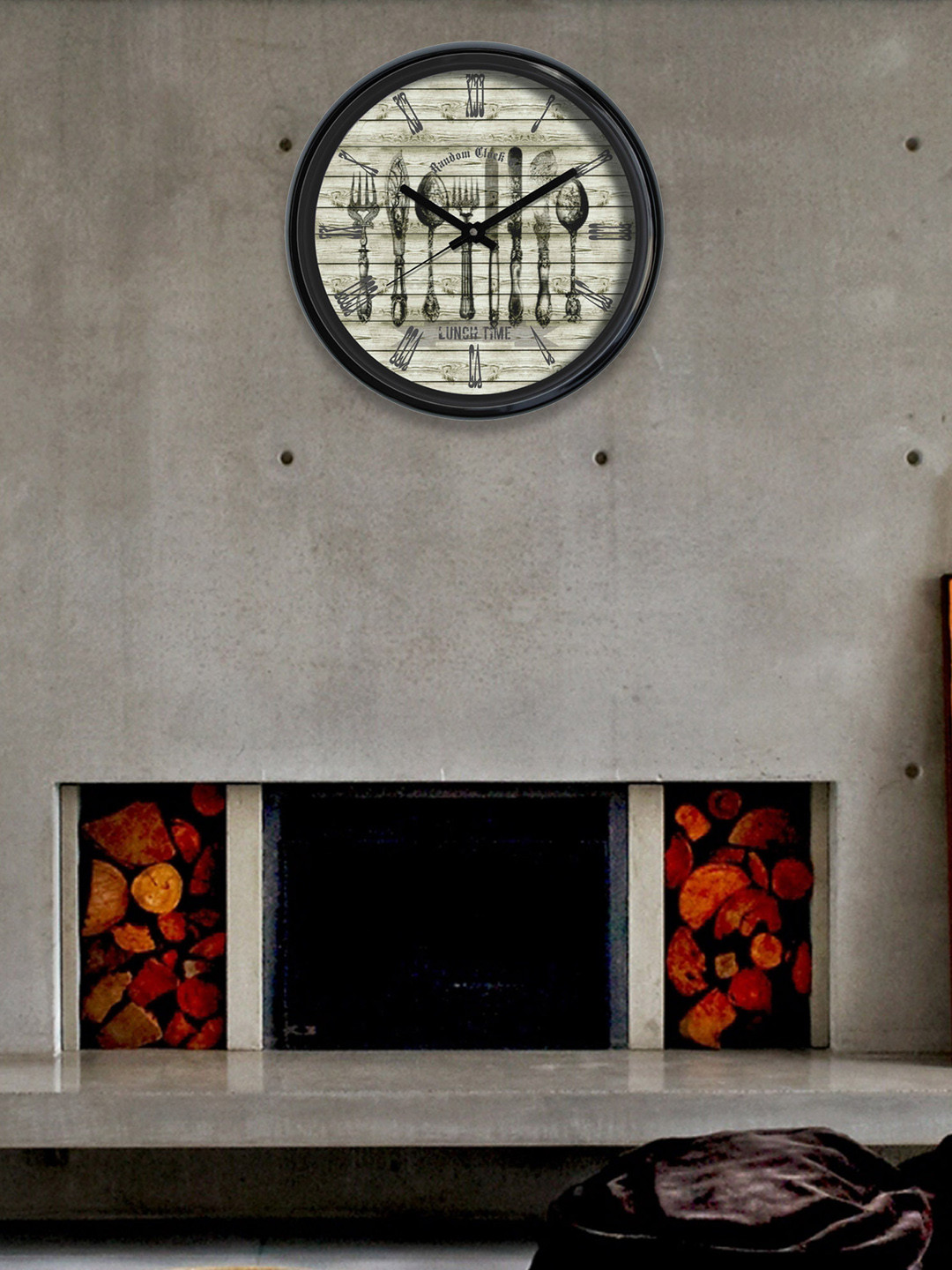 

RANDOM Grey Round Printed Analogue Wall Clock