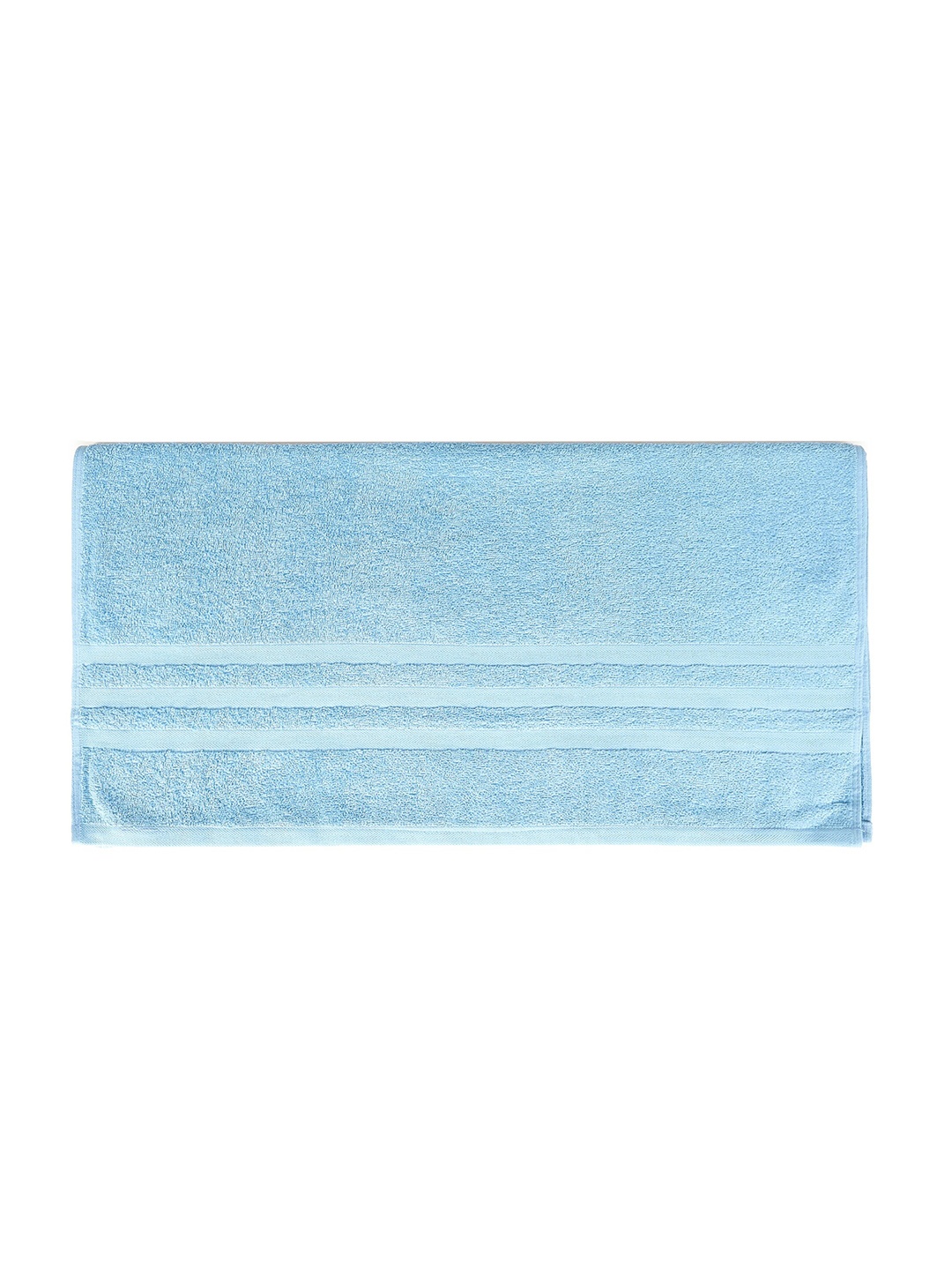 

Cantabil Blue Self-Design 400 GSM Cotton Bath Towel