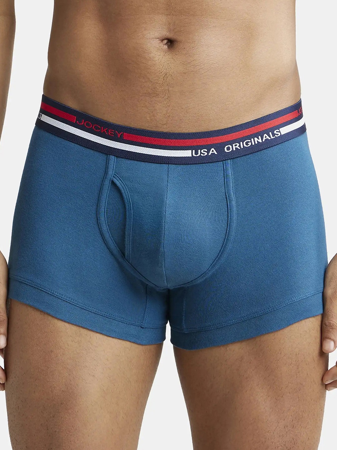 

Jockey Combed Cotton Rib Trunk with Ultrasoft Waistband-UI22, Teal