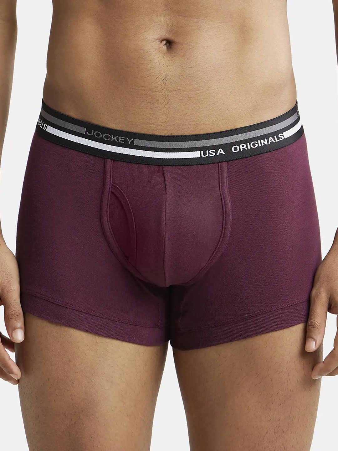 

Jockey Combed Cotton Rib Trunk with Ultrasoft Waistband-UI22, Purple