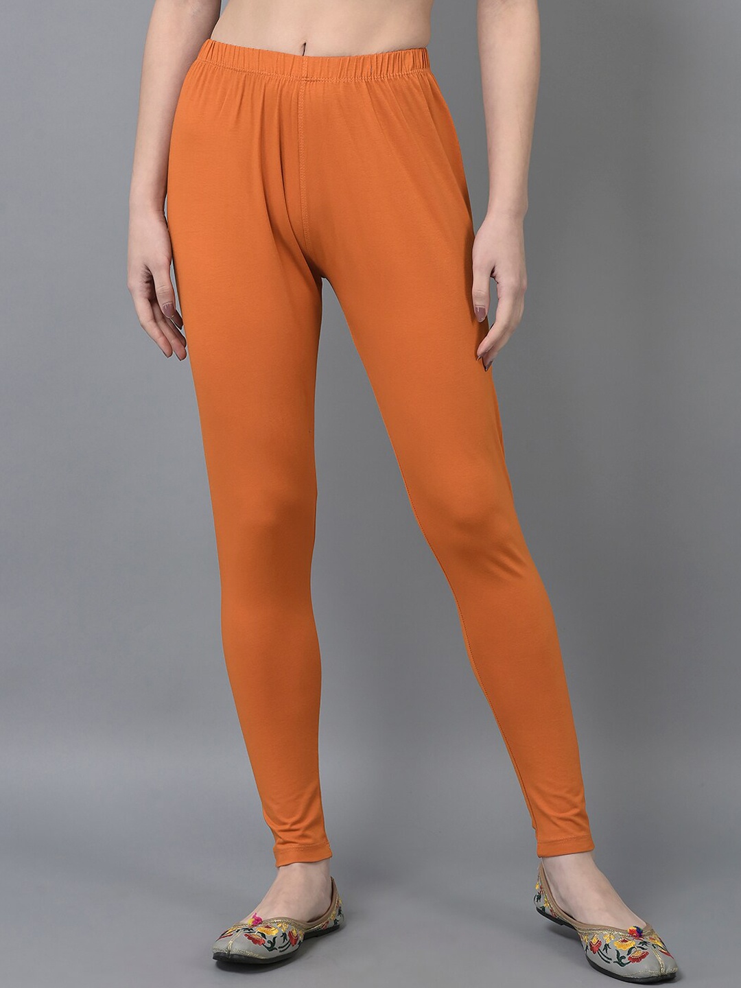 

Dollar Missy Slim Fit Ankle-Length Leggings, Orange