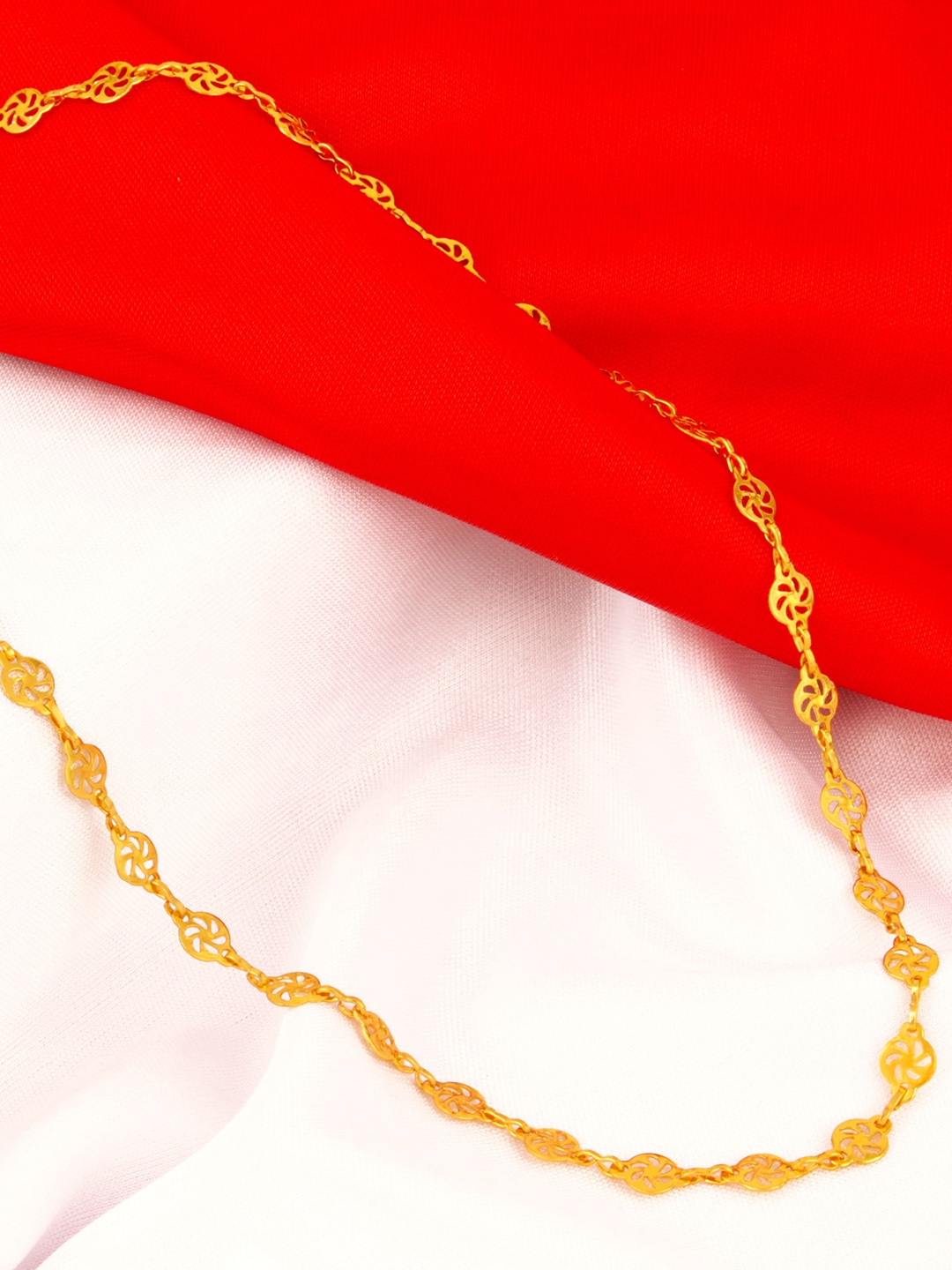 

Fashion Frill Brass Gold-Plated Chain