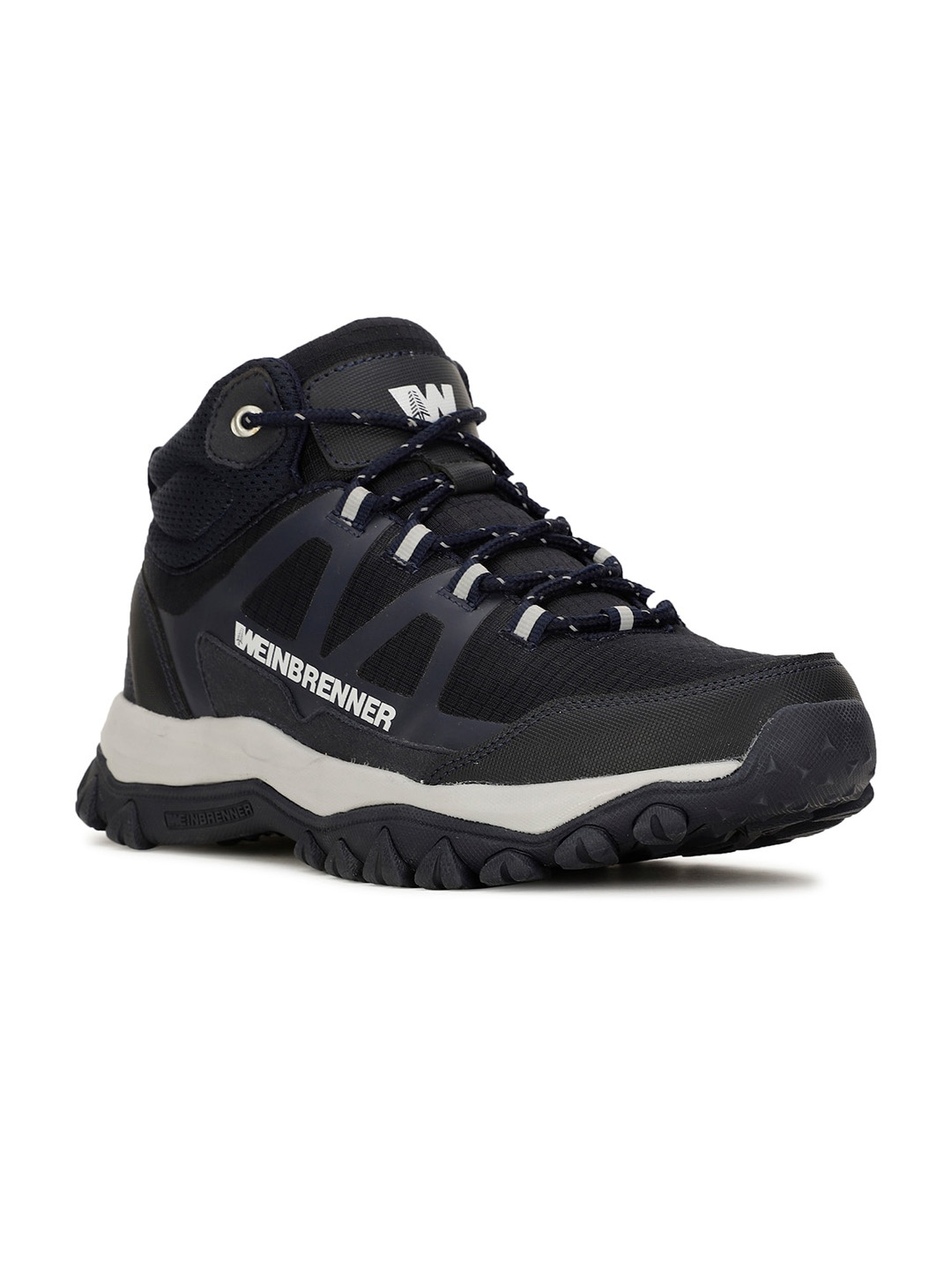 

Weinbrenner Men Lace-Up High-Top Trekking Sneakers, Navy blue