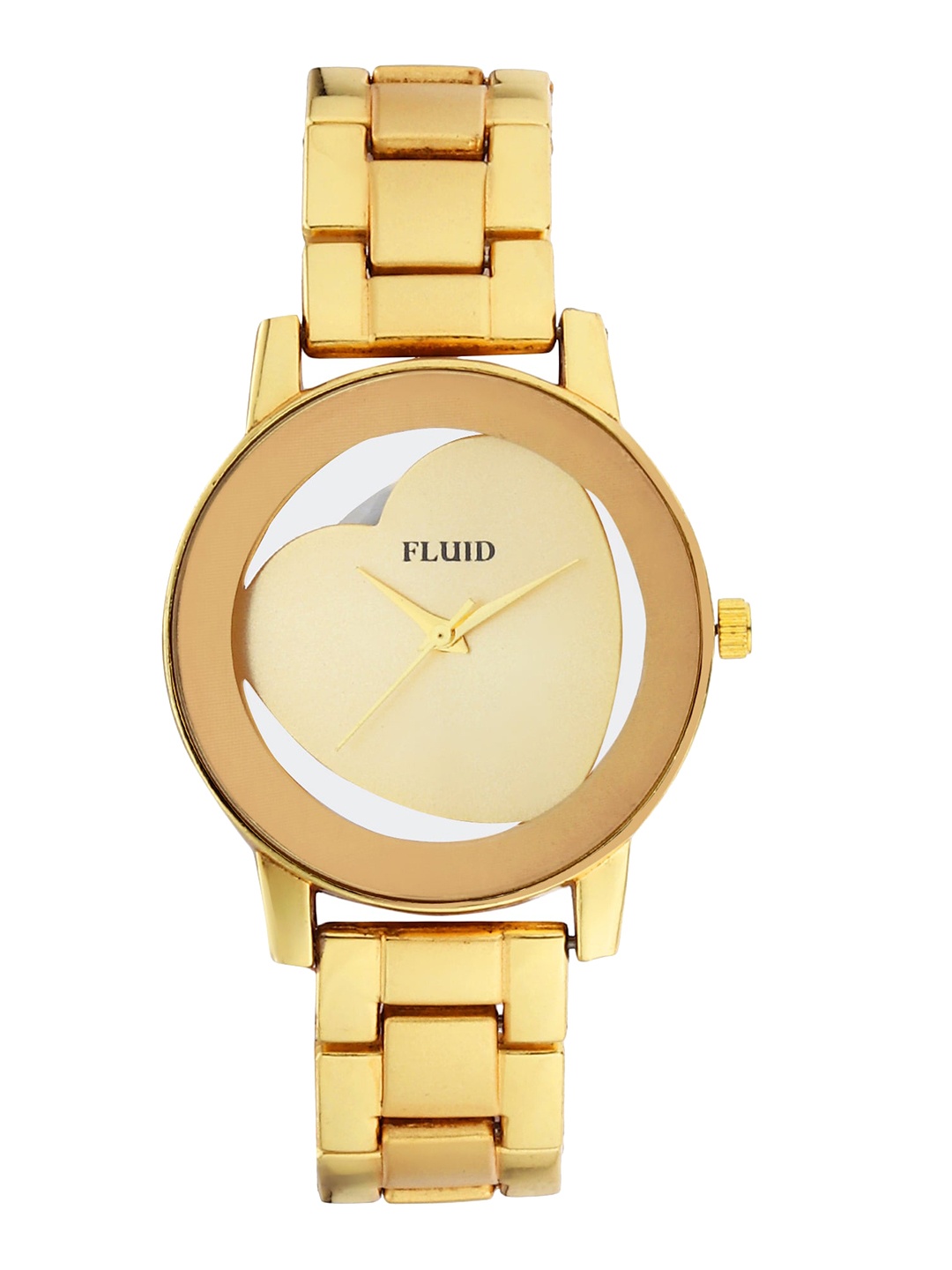 

FLUID Women Gold-Plated Watch & Bracelet Gift Set