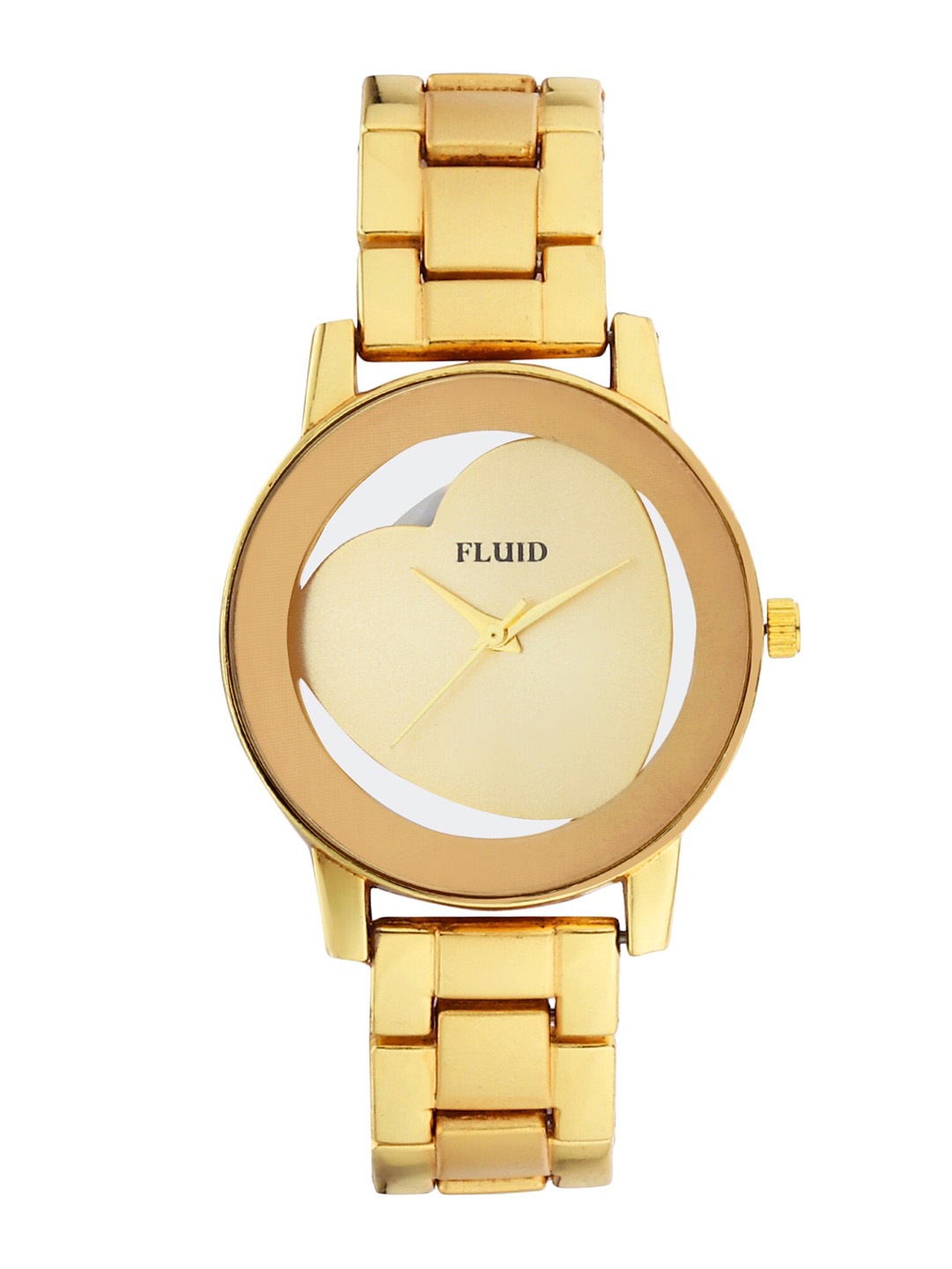 

FLUID Women Gold-Plated Watch & Bracelet Gift Set