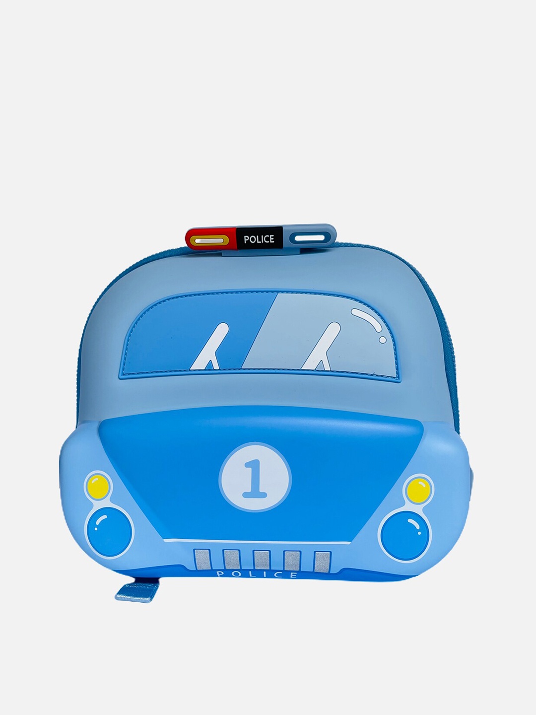 

Little Surprise Box LLP Kids Police Joyride Backpack, Blue