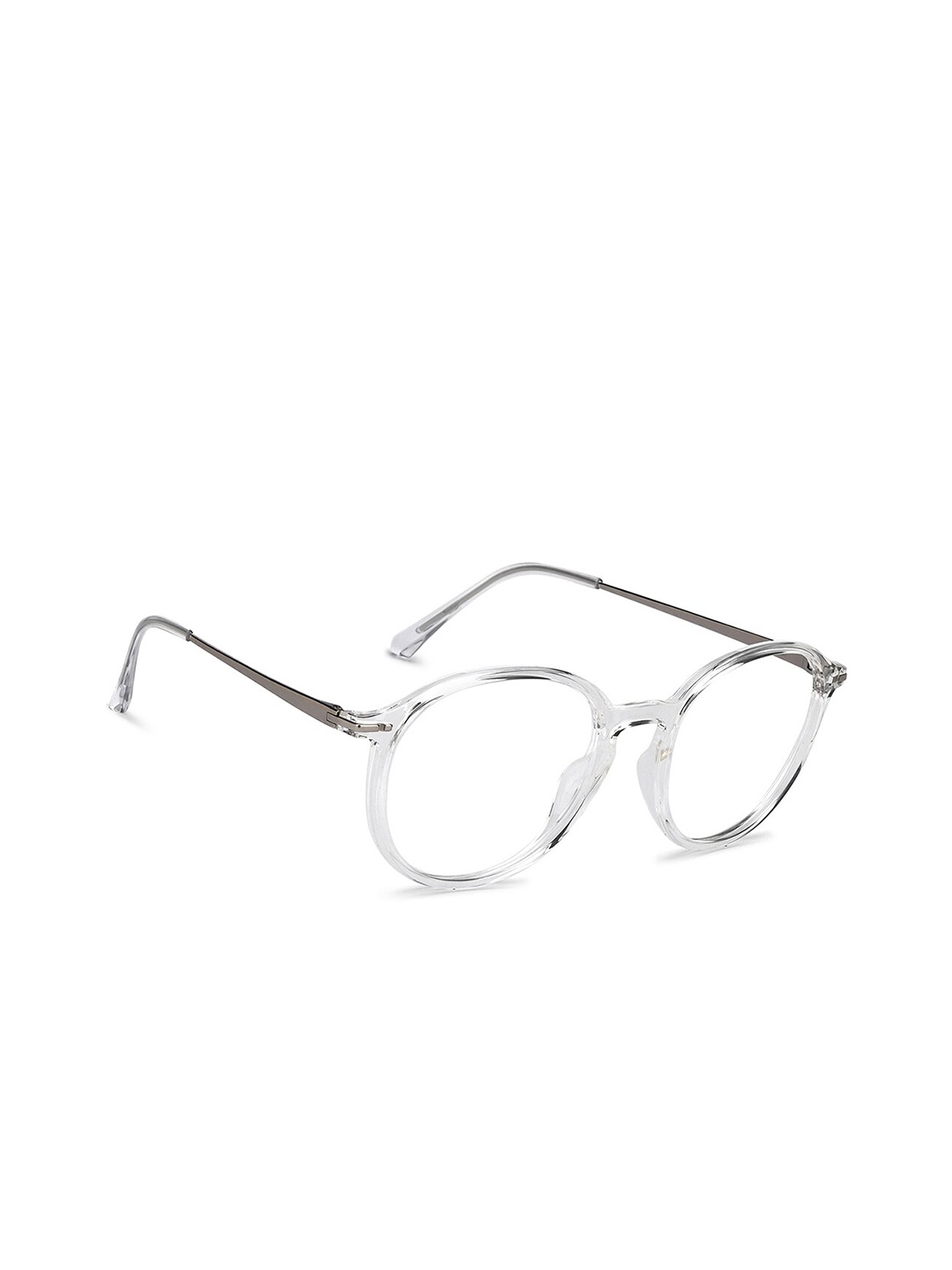 

Lenskart Blu Zero Power Bluecut & Antiglare Full Rim Rectangle Computer Eyeglasses, Transparent