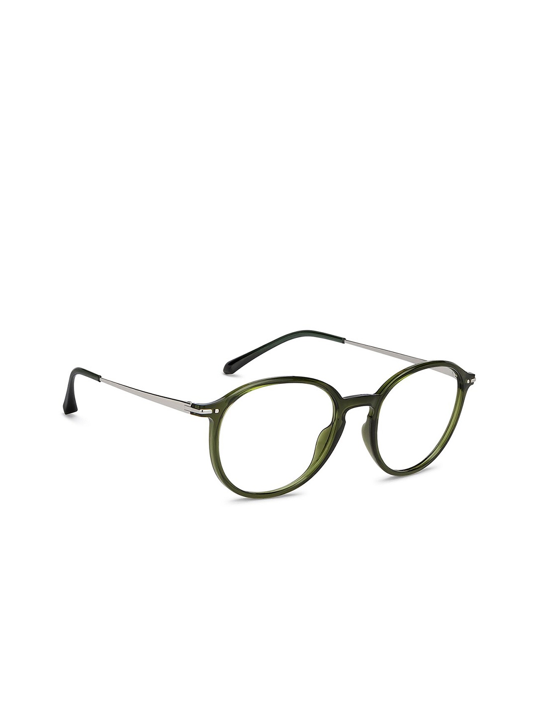 

Lenskart Blu Full Rim Round Computer Glasses, Green