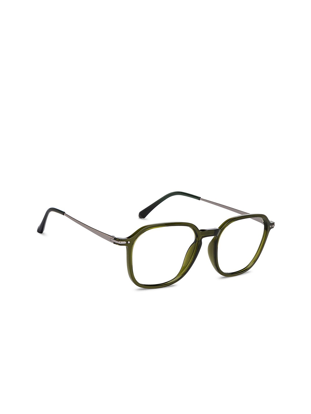 

Lenskart Blu Unisex Full Rim Round Computer Glasses, Green