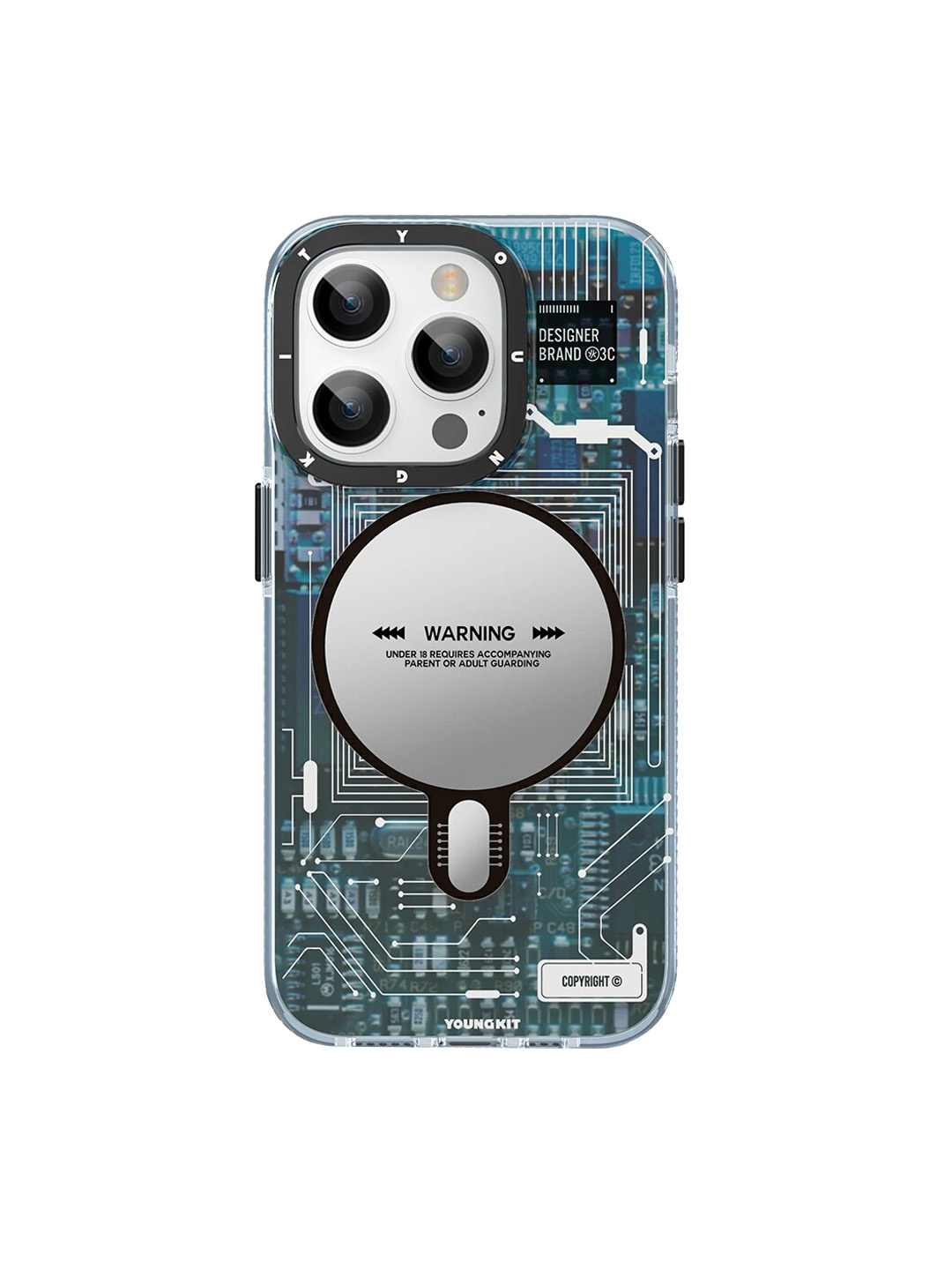 

TREEMODA Magsafe Anti-Drop iPhone 14 Pro Max Phone Back Case, Blue
