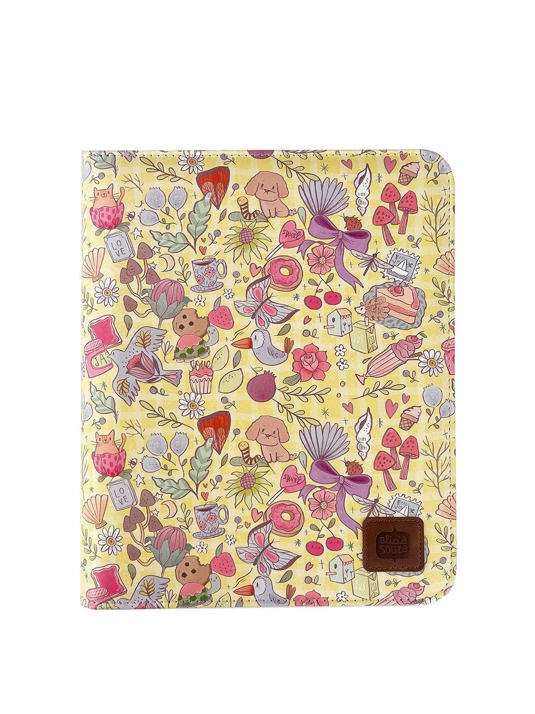 

Alicia Souza Printed Sturdy Planner & Organiser, Yellow