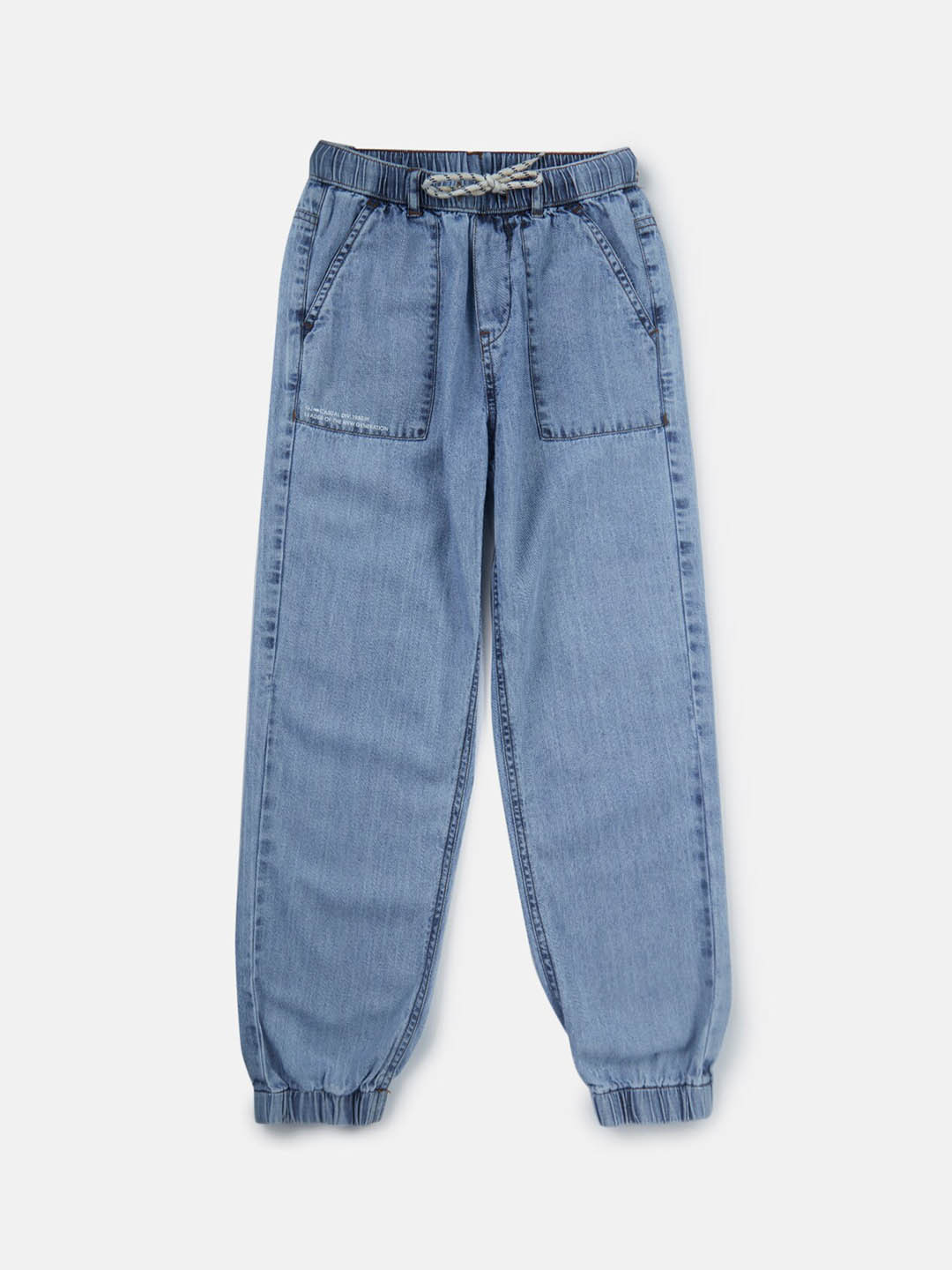 

Gini and Jony Boys Jogger Fit Heavy Fade Jeans, Blue