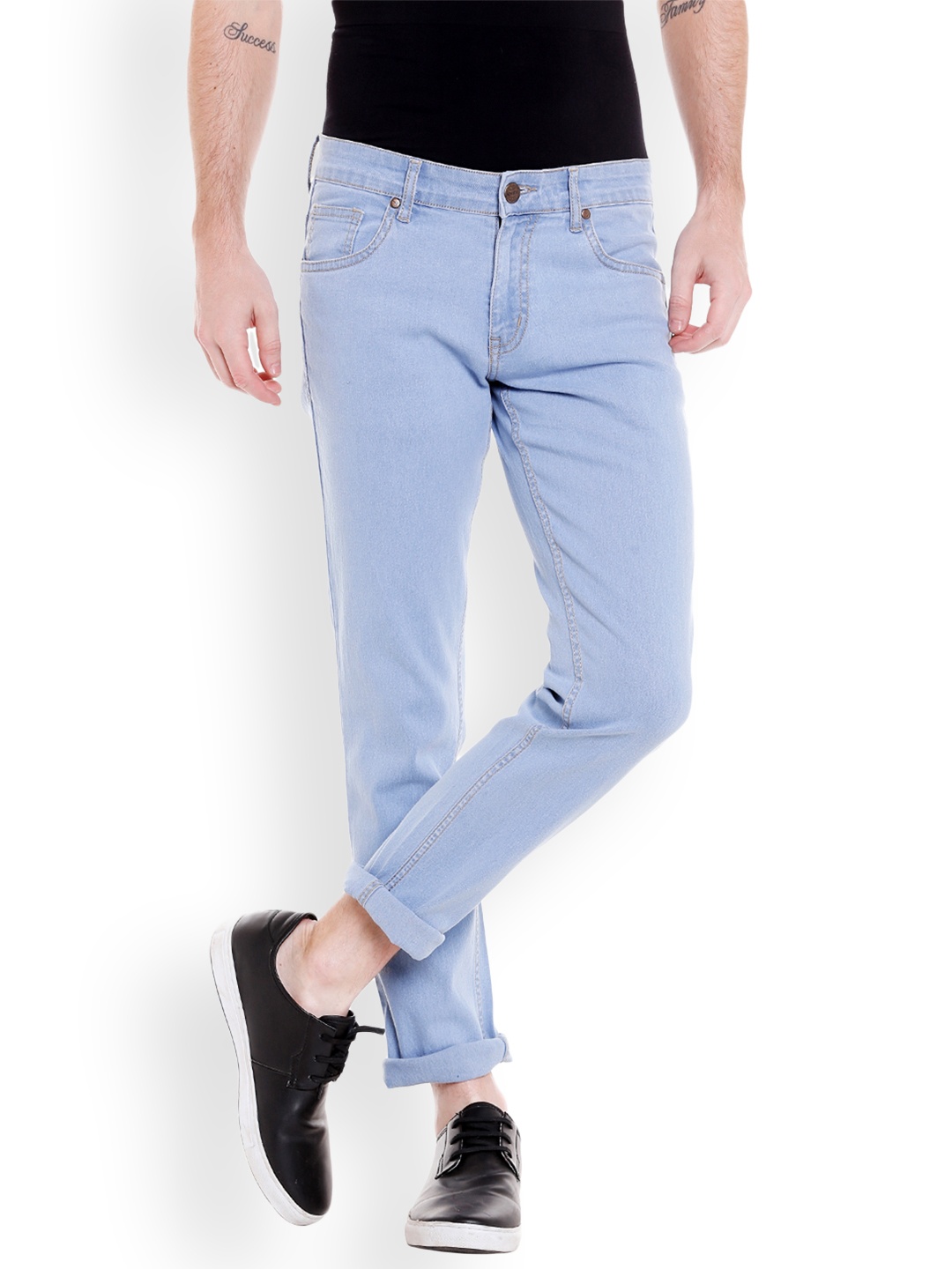 

High Star Men Blue Slim Fit Mid-Rise Clean Look Stretchable Jeans