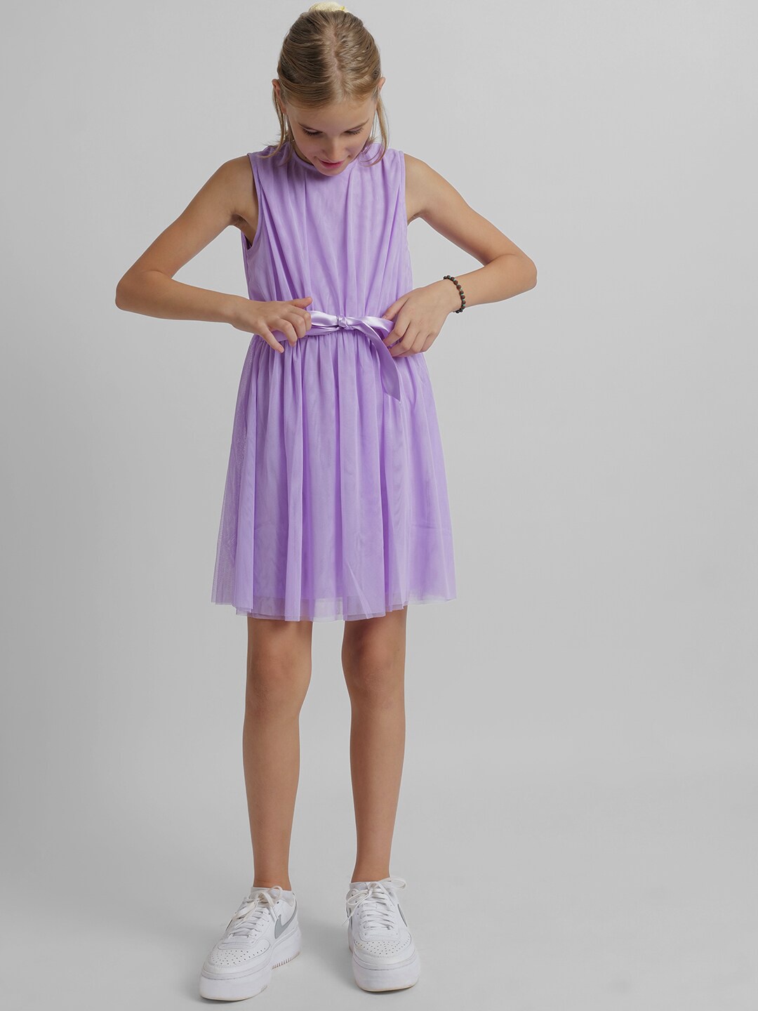 

KIDS ONLY Girls Fit & Flare Dress, Purple